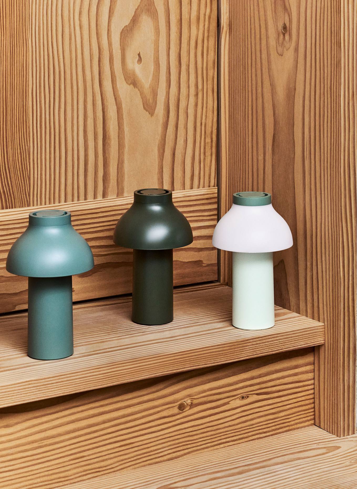 HAY Lampa stołowa PC PORTABLE NO.2: MIĘTOWY/ BIAŁY