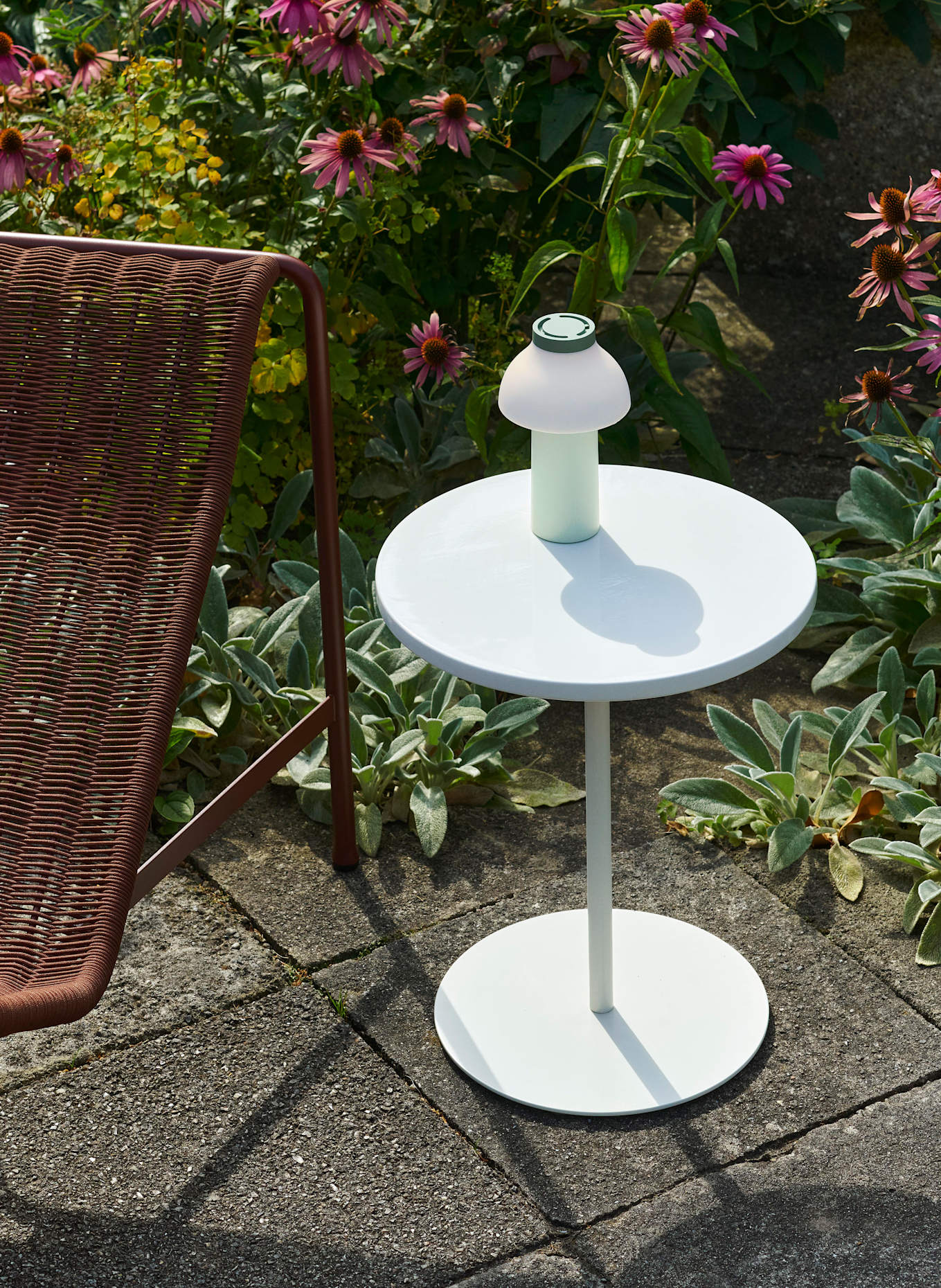 HAY Lampa stołowa PC PORTABLE NO.2: MIĘTOWY/ BIAŁY