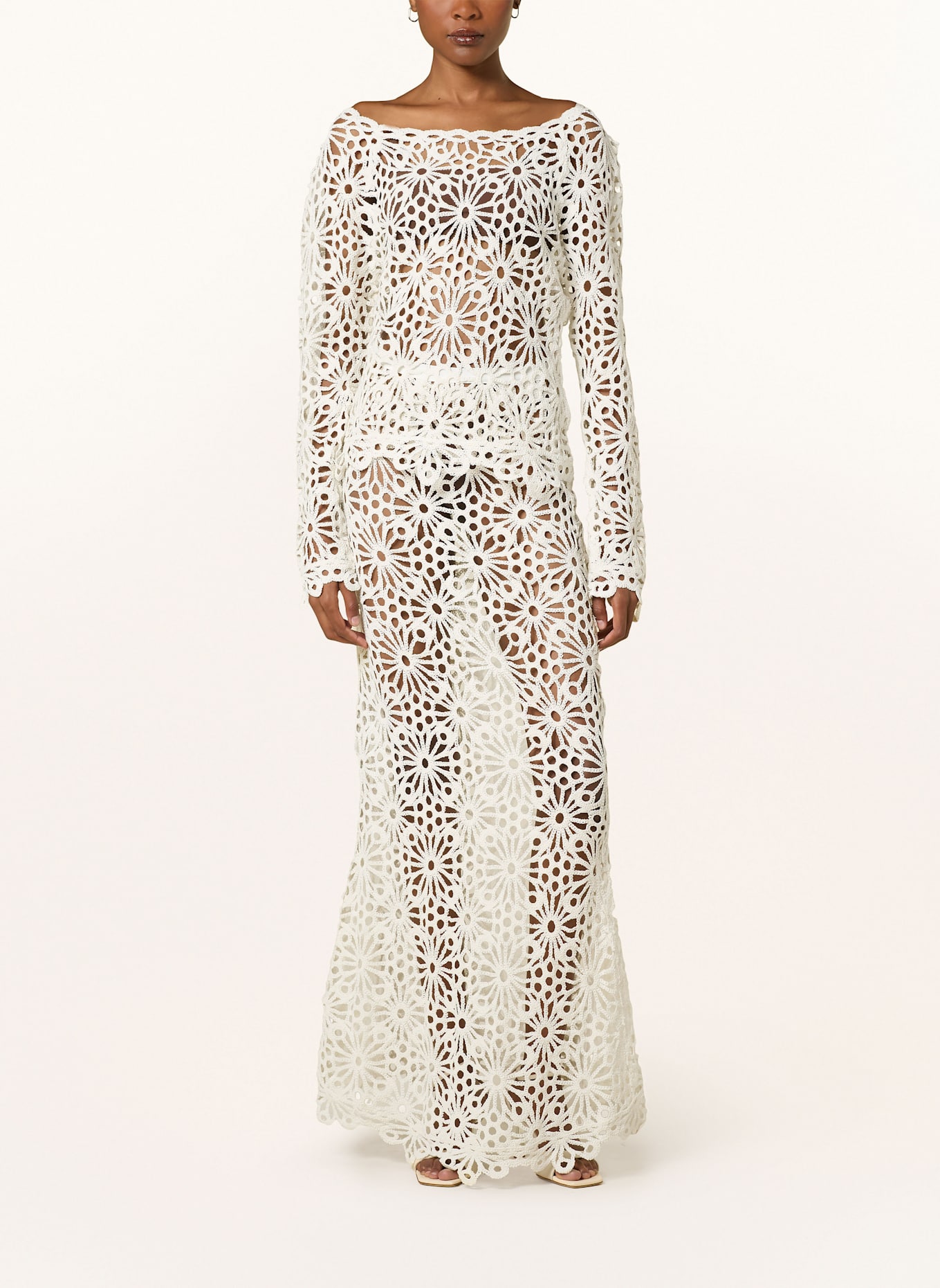 NORMA KAMALI Skirt OBIE: ECRU