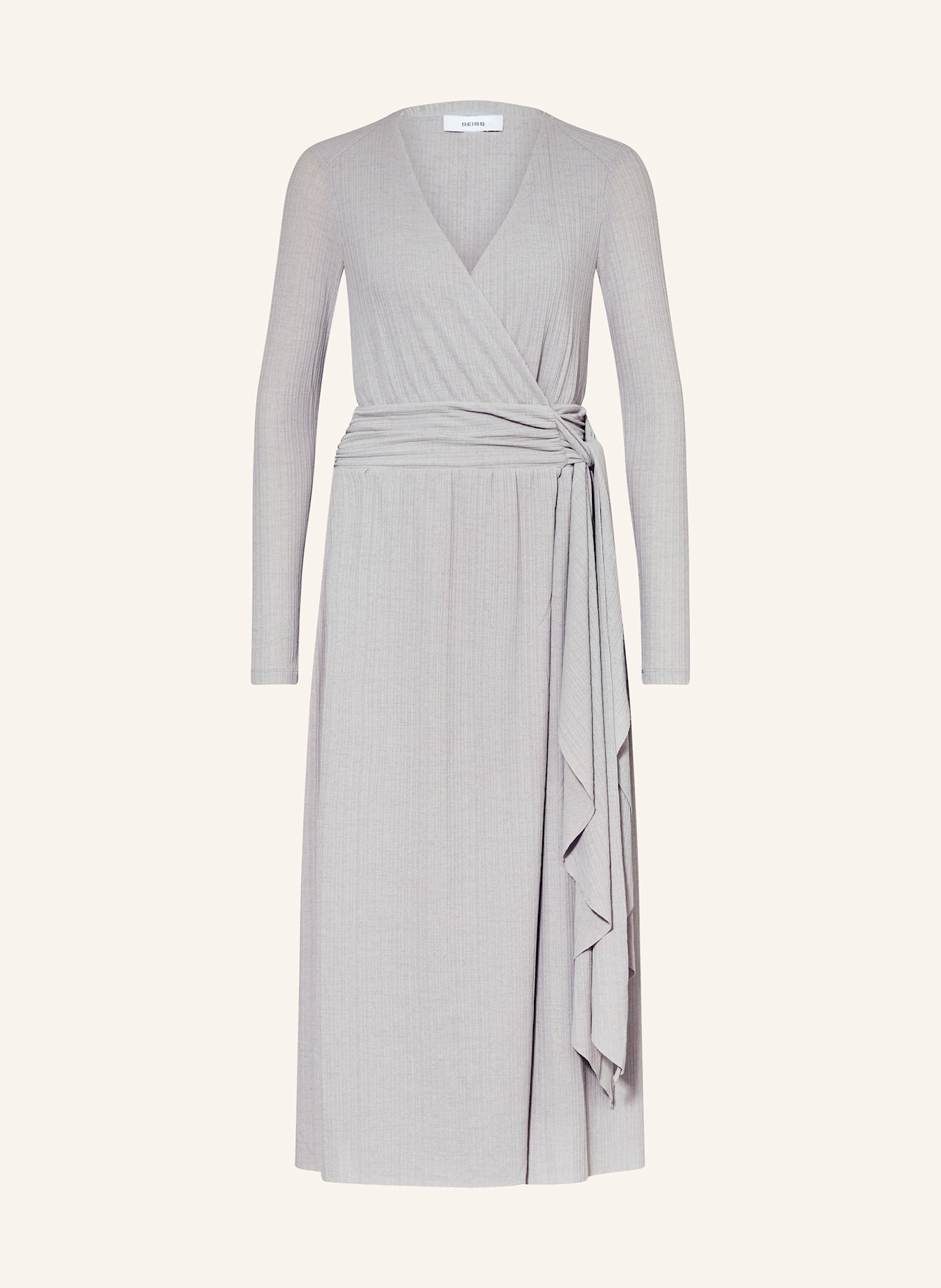 REISS Wickelkleid MADELINE: GRAU