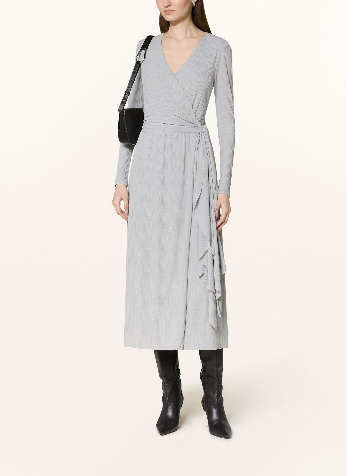 REISS Wickelkleid MADELINE: GRAU