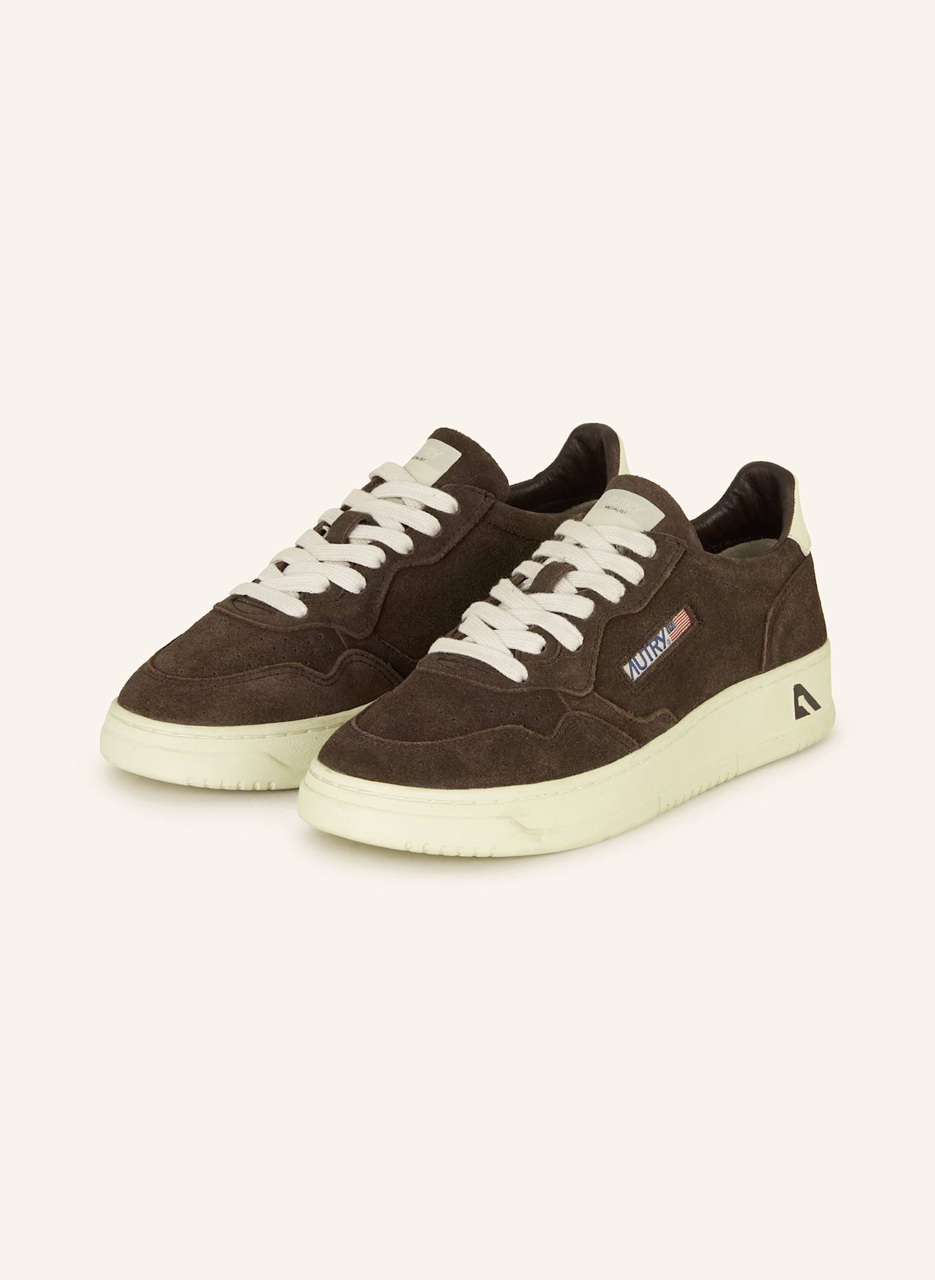 AUTRY Sneaker MEDALIST LOW UH: DUNKELBRAUN