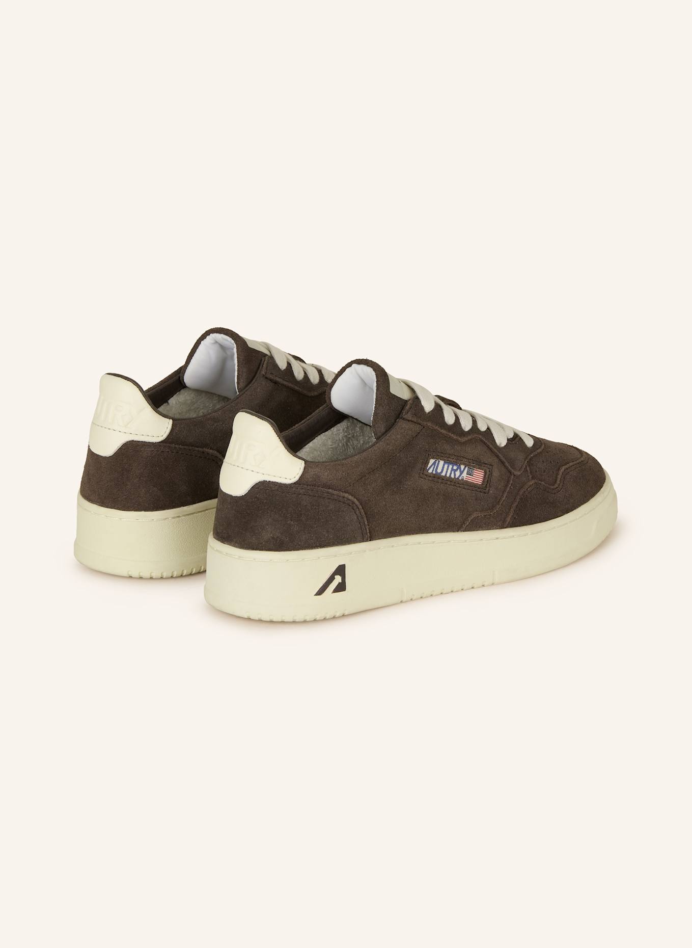 AUTRY Sneaker MEDALIST LOW UH: DUNKELBRAUN