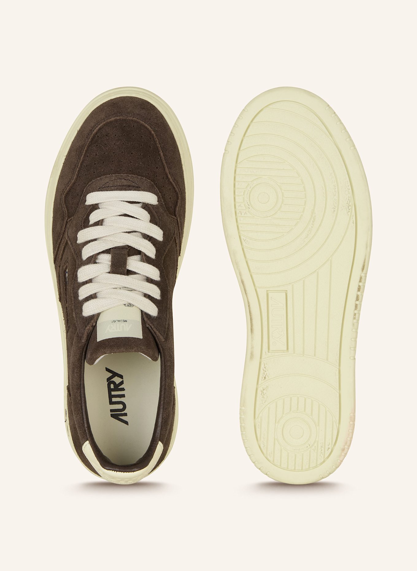 AUTRY Sneaker MEDALIST LOW UH: DUNKELBRAUN