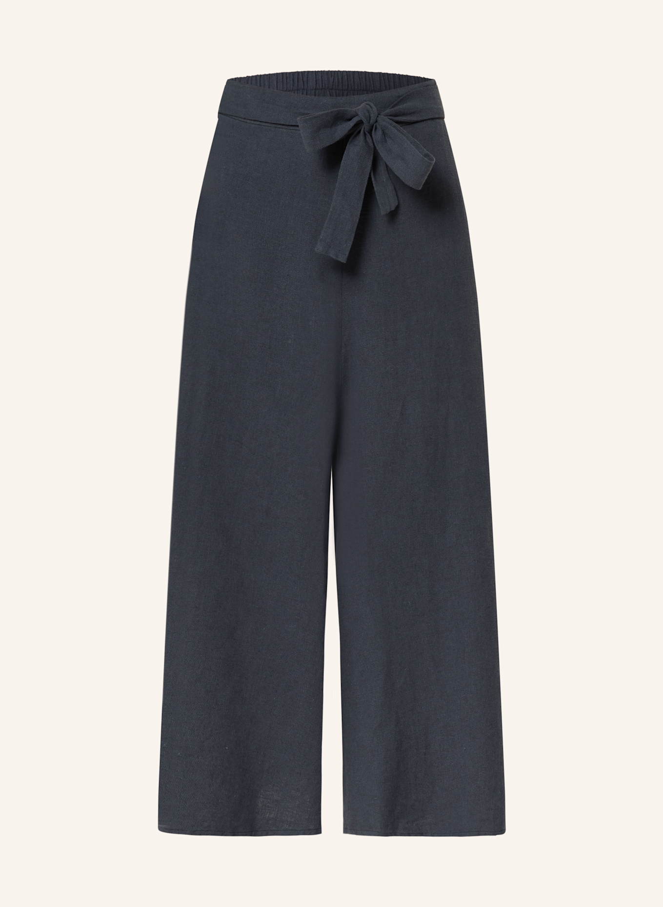 Herrlicher Leinen-Culotte NELANIE: DUNKELBLAU