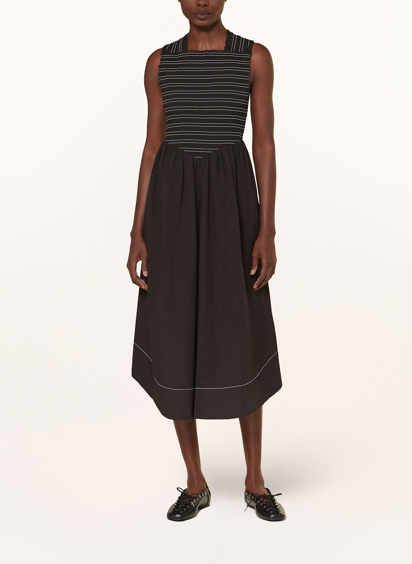 GANNI Šaty: ČERNÁ