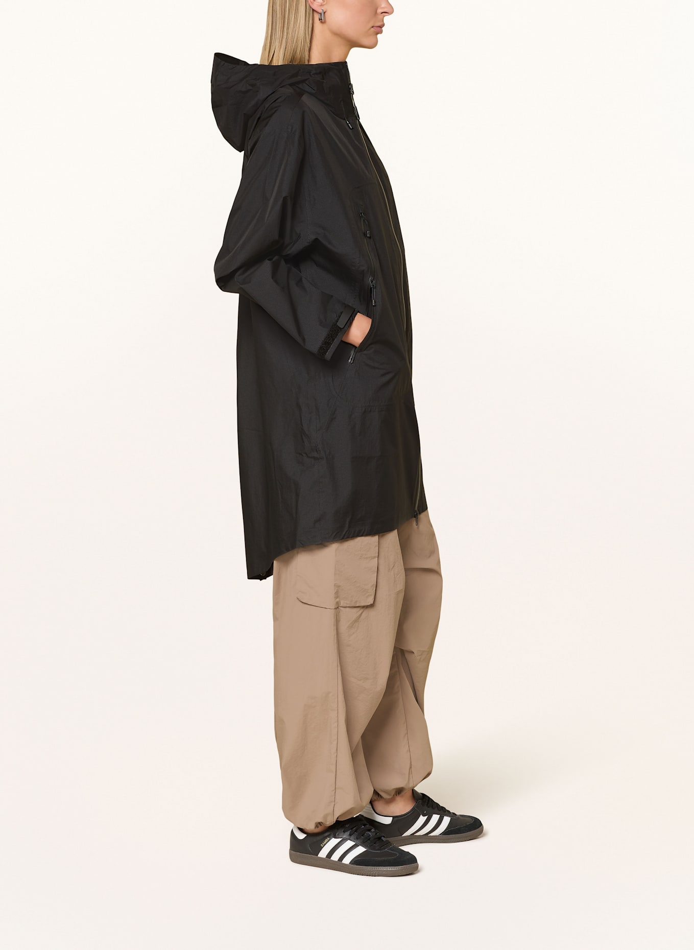 THE NORTH FACE Regenparka PACKABLE LT: SCHWARZ