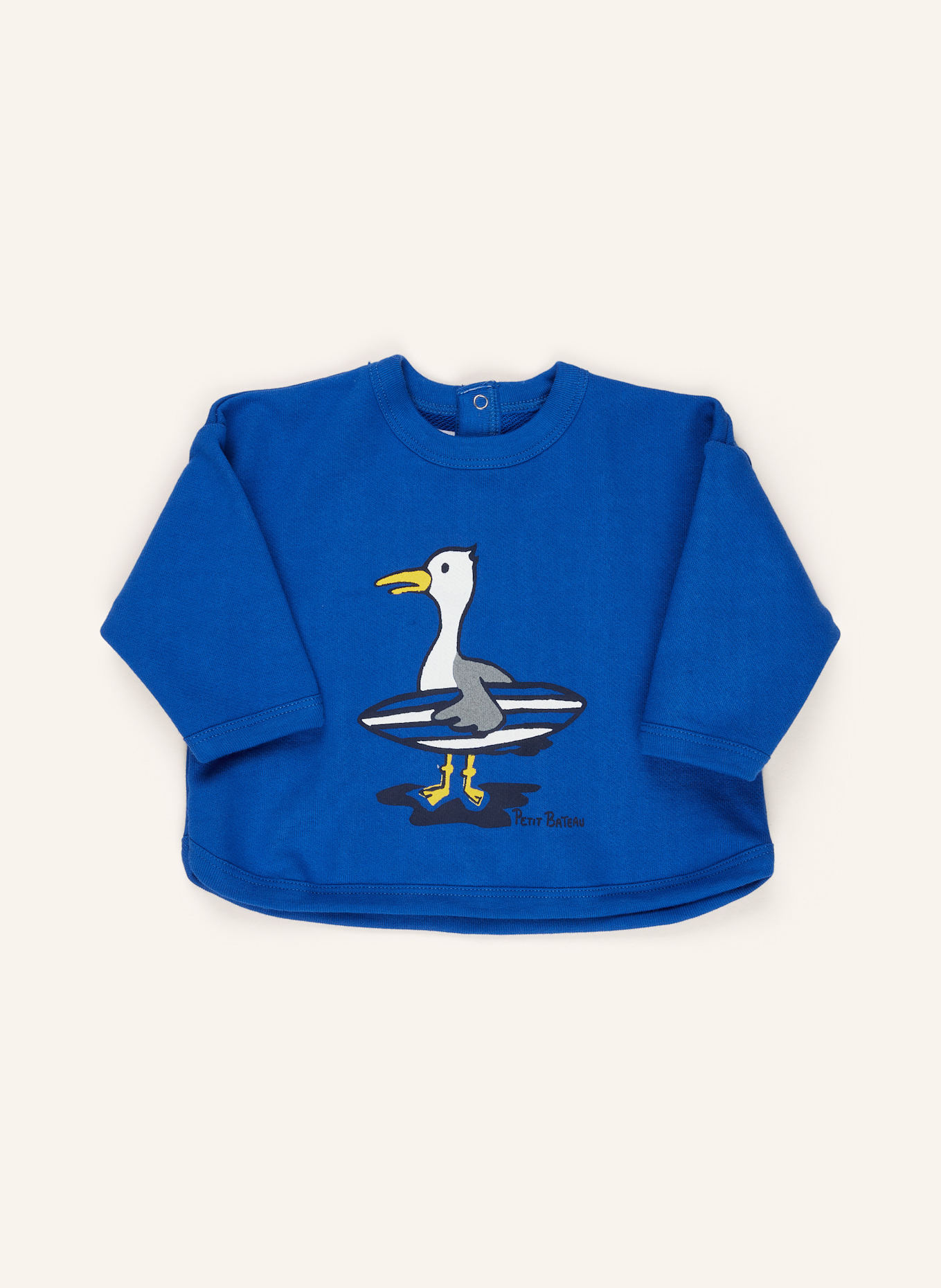 PETIT BATEAU Sweatshirt: BLUE