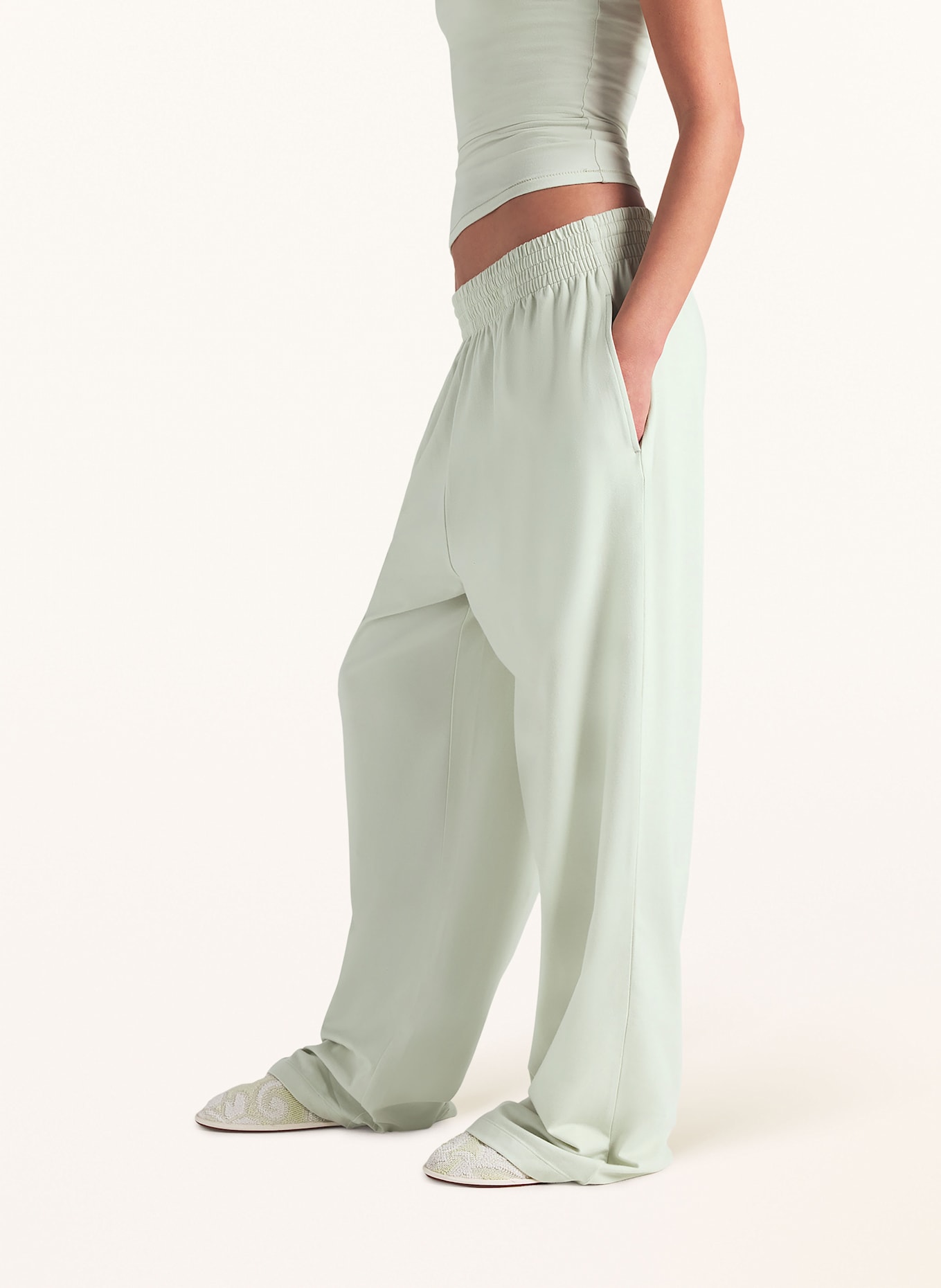 SKIMS Lounge-Hose COTTON JERSEY: SPEARMINT