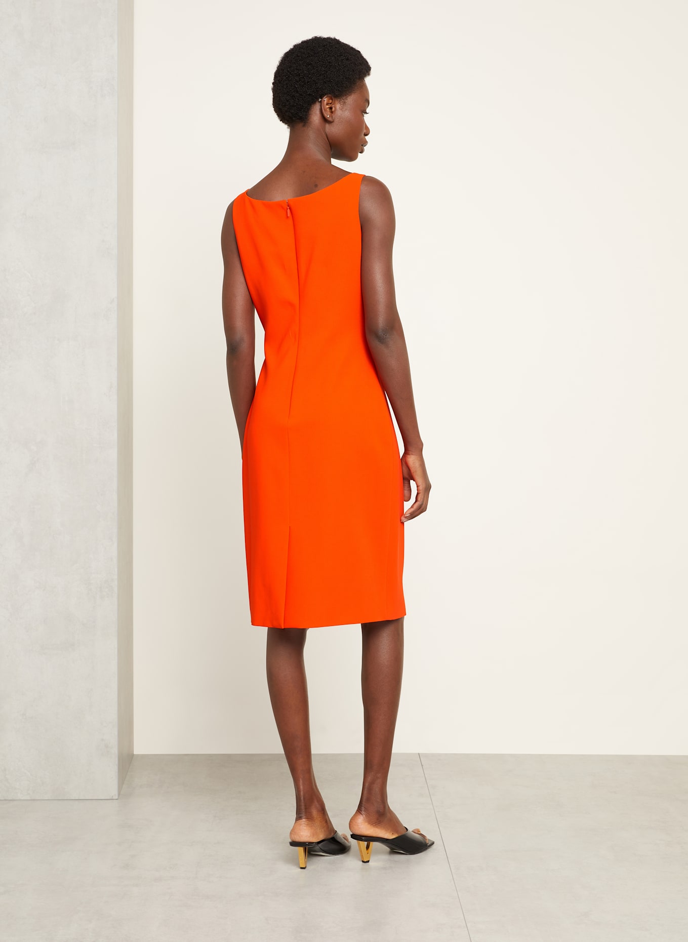VERSACE Etuikleid: ORANGE