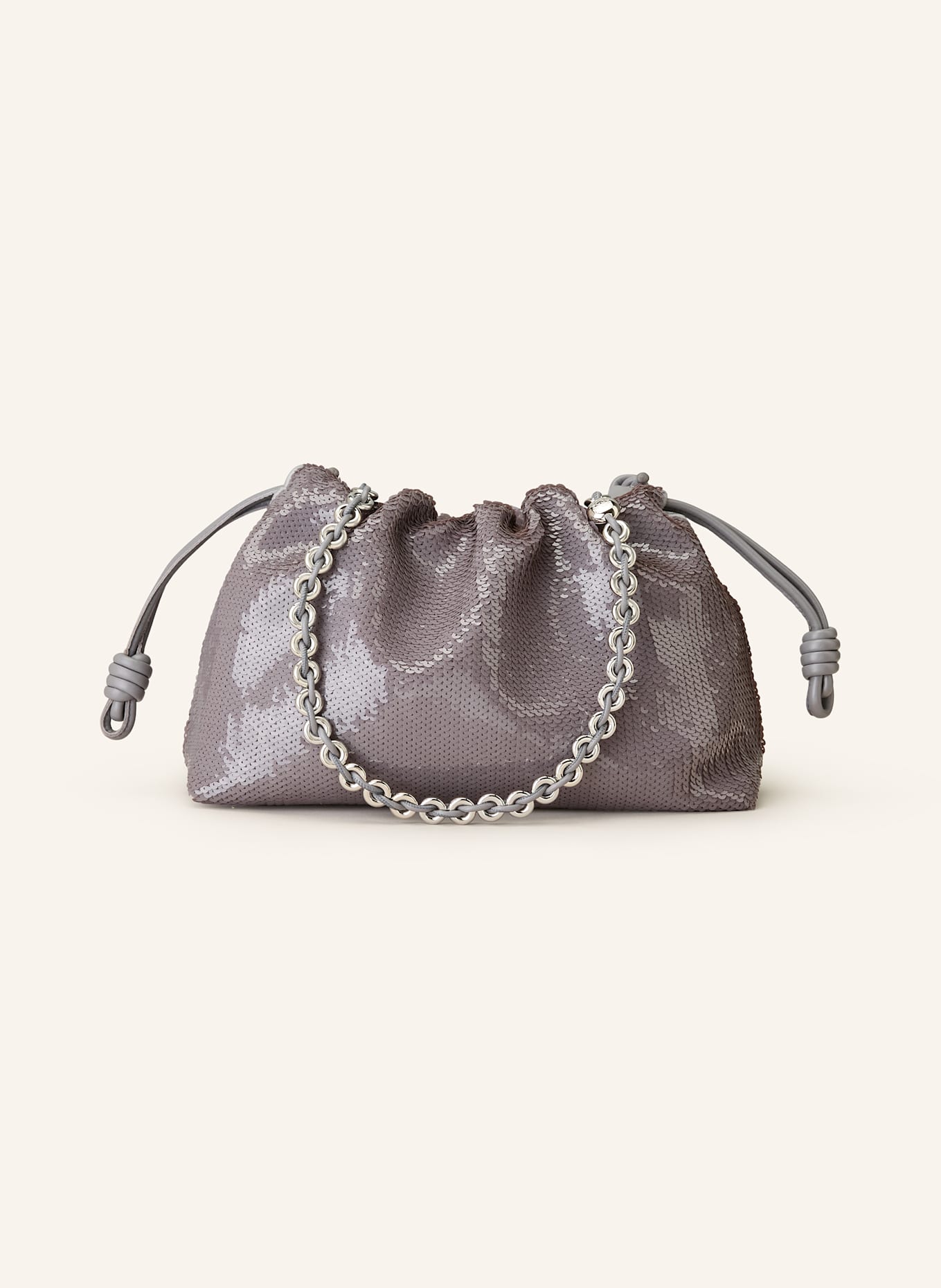 LOEWE Schultertasche FLAMENCO MEDIUM: GRAU