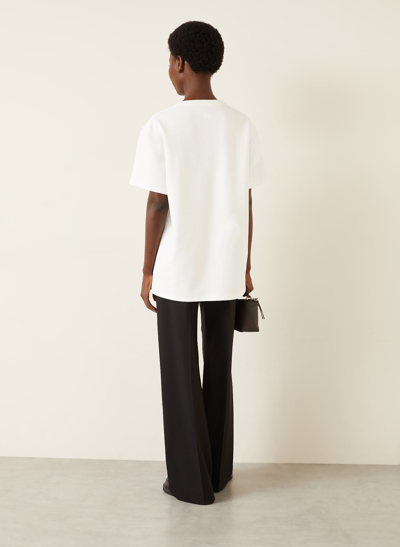 LOEWE T-Shirt: WEISS / BLAU / GRÜN