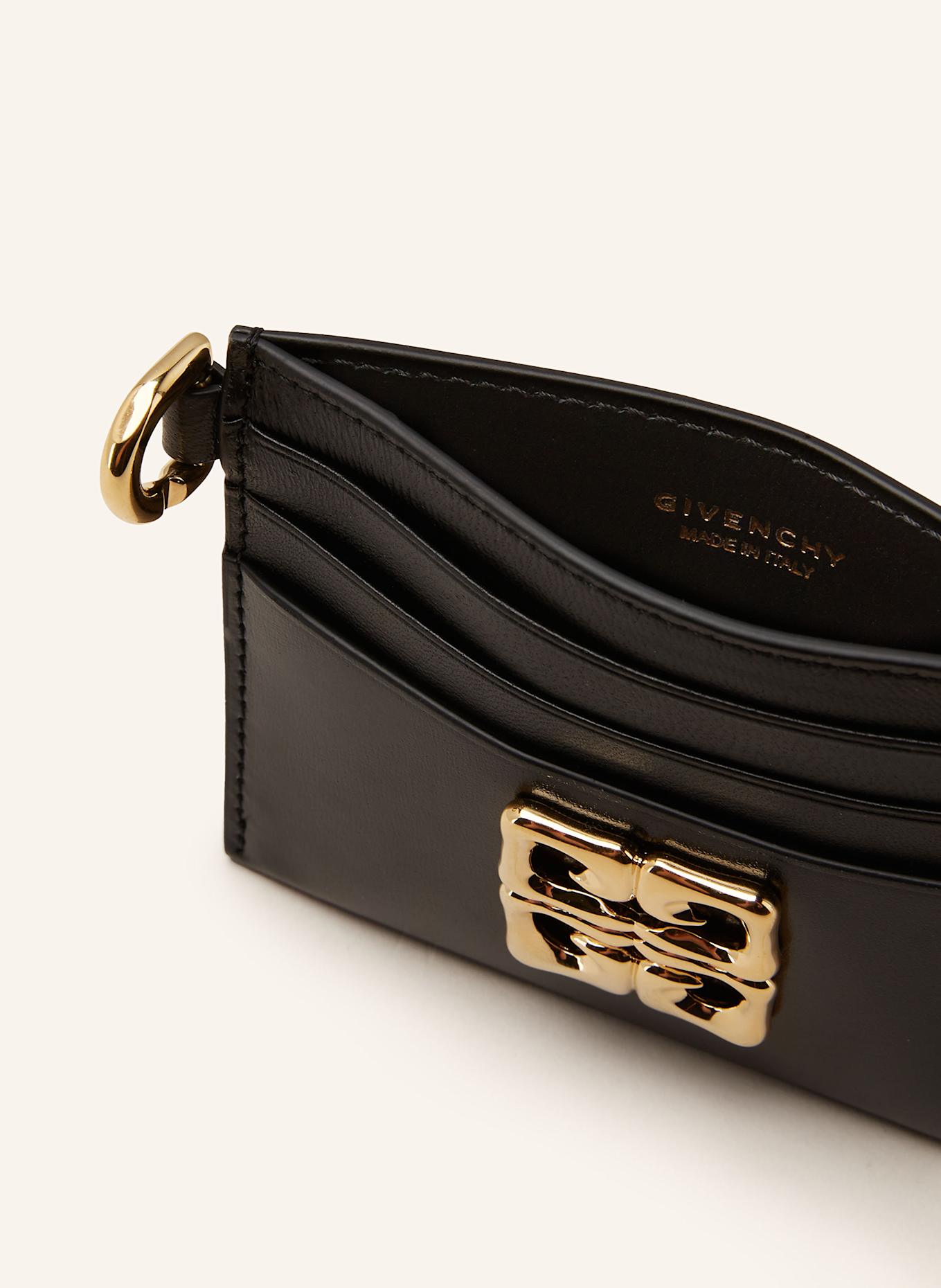 GIVENCHY Kartenetui 4G LIQUID: SCHWARZ