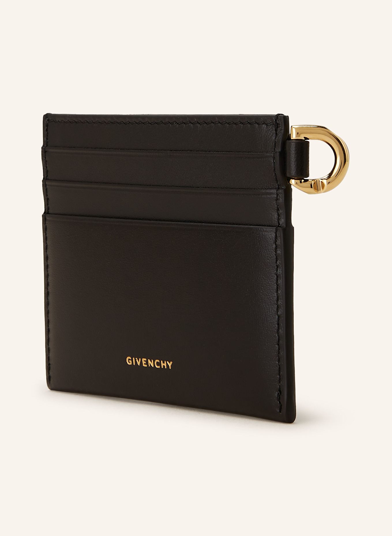 GIVENCHY Kartenetui 4G LIQUID: SCHWARZ