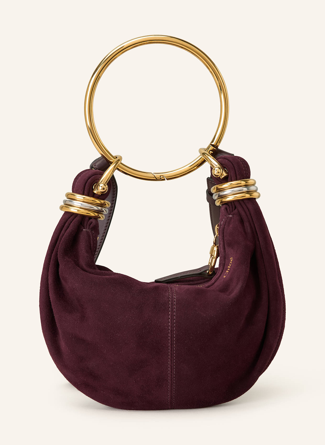 Chloé Hobo-Bag BRACELET MINI: Deep Violine