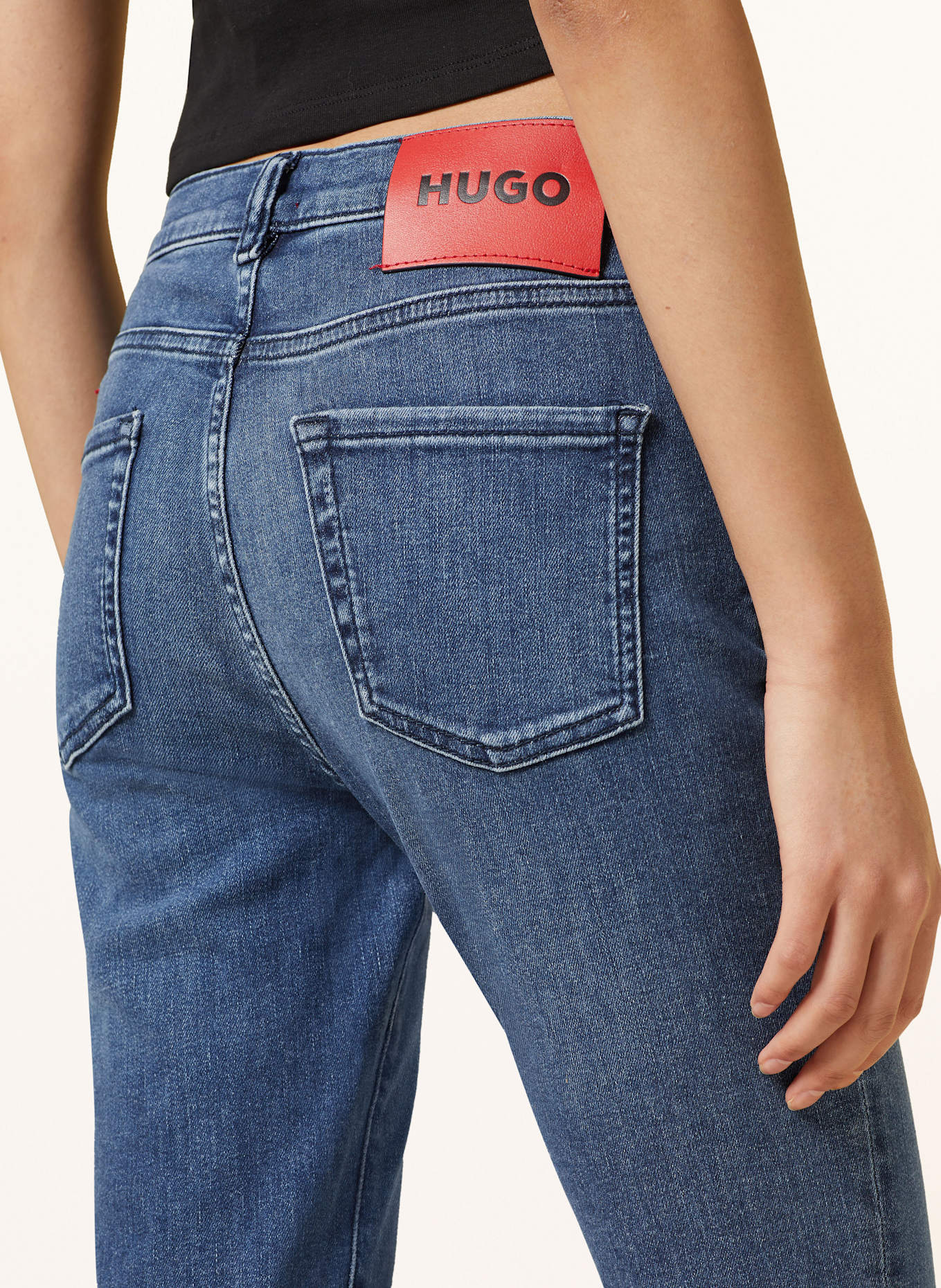 HUGO Skinny jeans: 432 BRIGHT BLUE