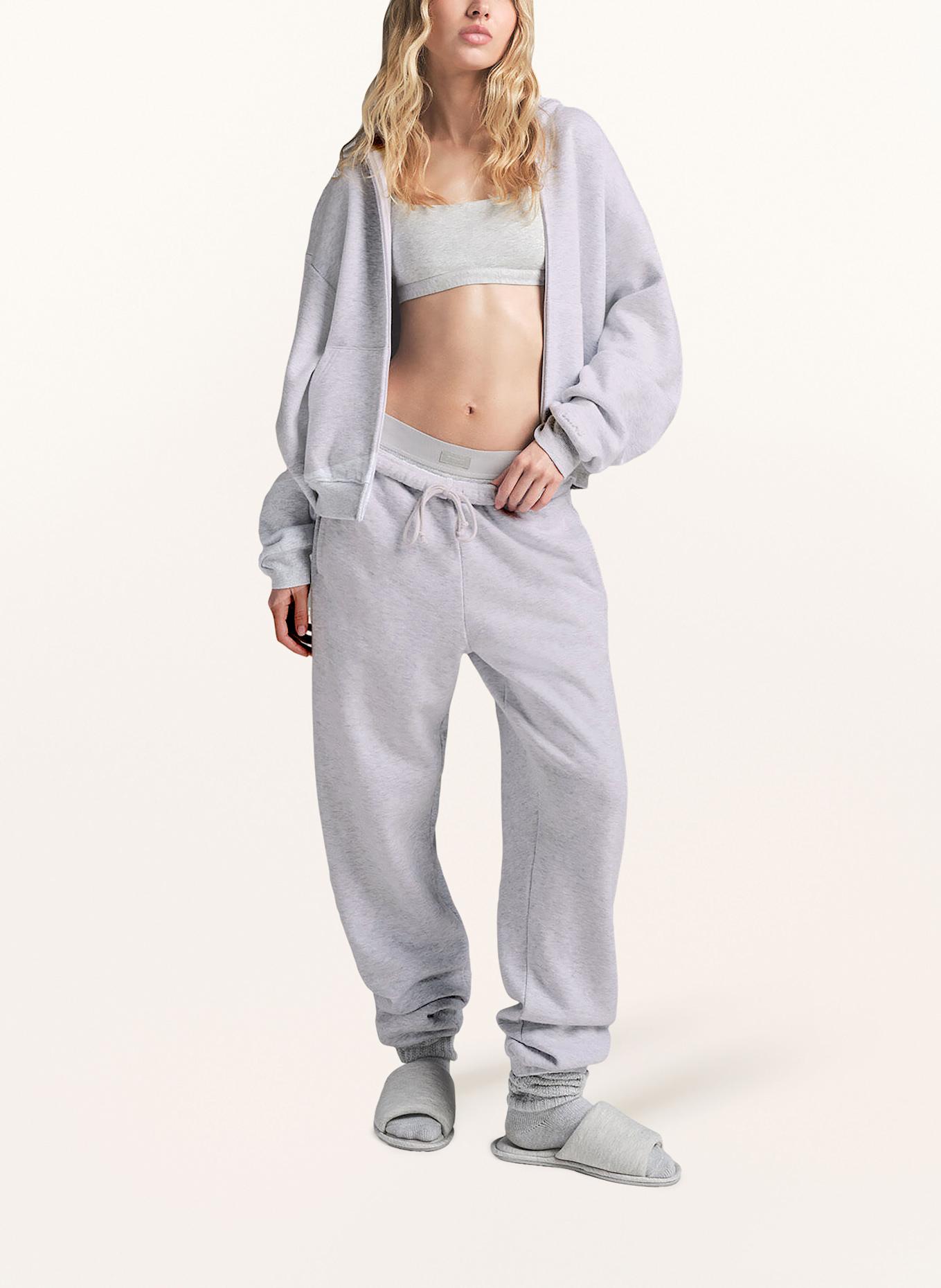 SKIMS Lounge-Sweatpants COTTON-FLEECE: LIGHT HEATHER GREY