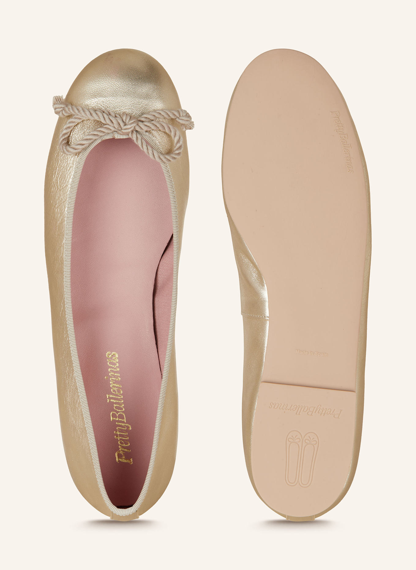 Pretty Ballerinas Baleriny AMI: ZŁOTY