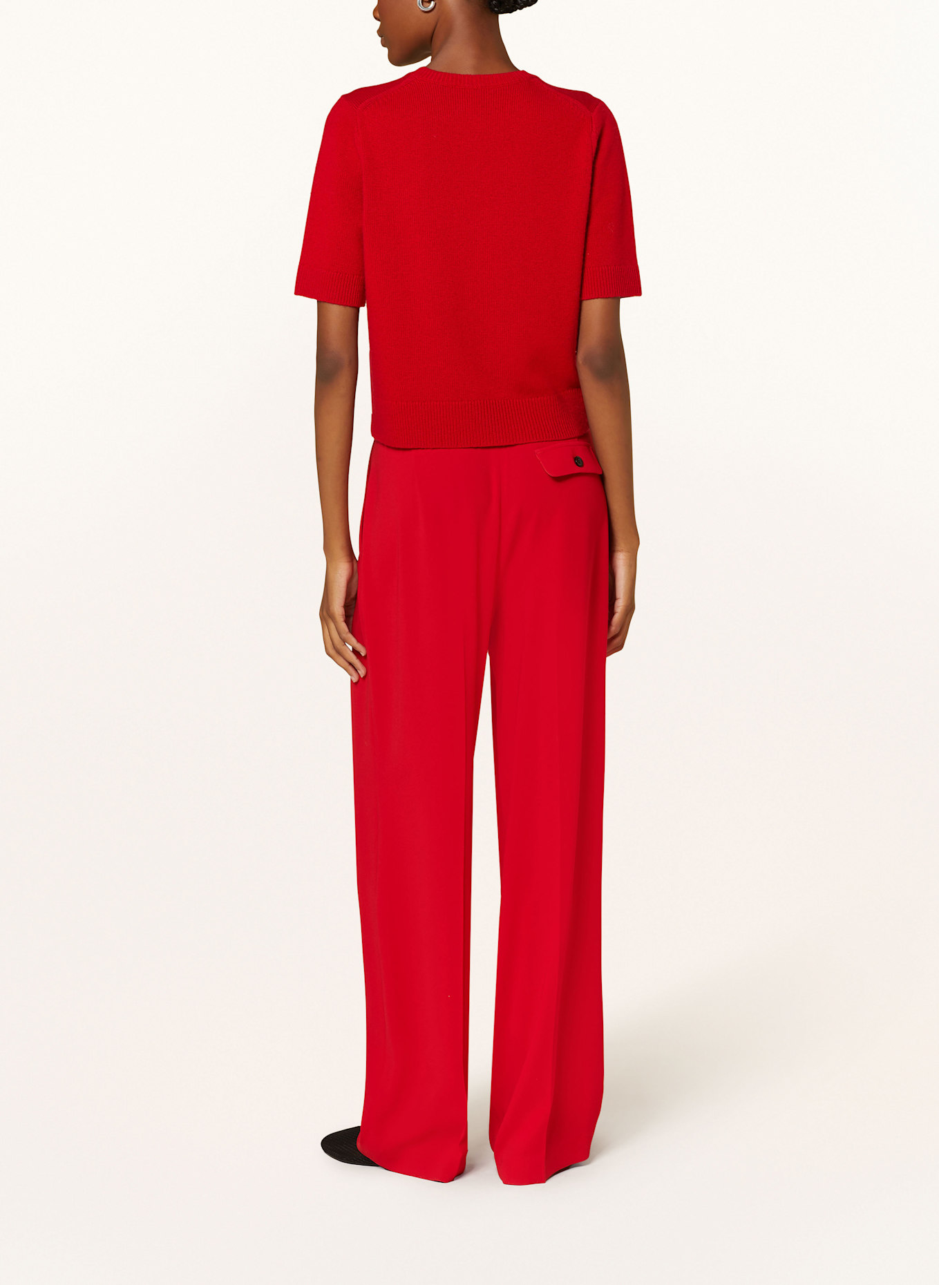 RIANI Strickshirt mit Cashmere: ROT