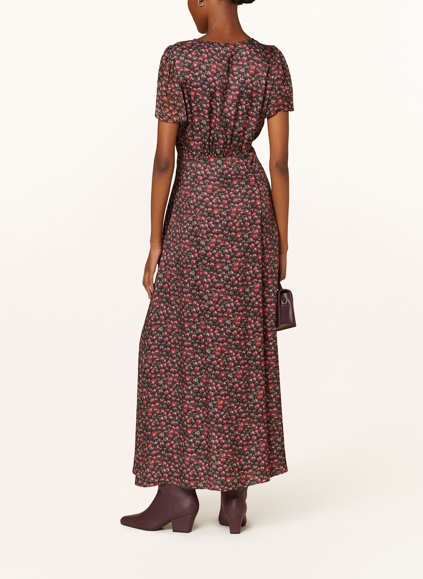 RIANI Kleid: DUNKELROT / DUNKELLILA / GRÜN