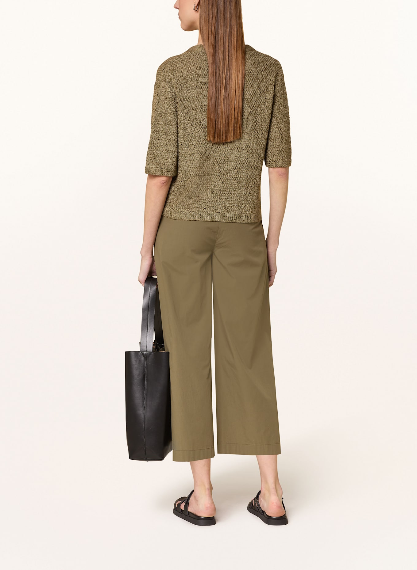 MORE & MORE Strickjacke mit 3/4-Arm: OLIV