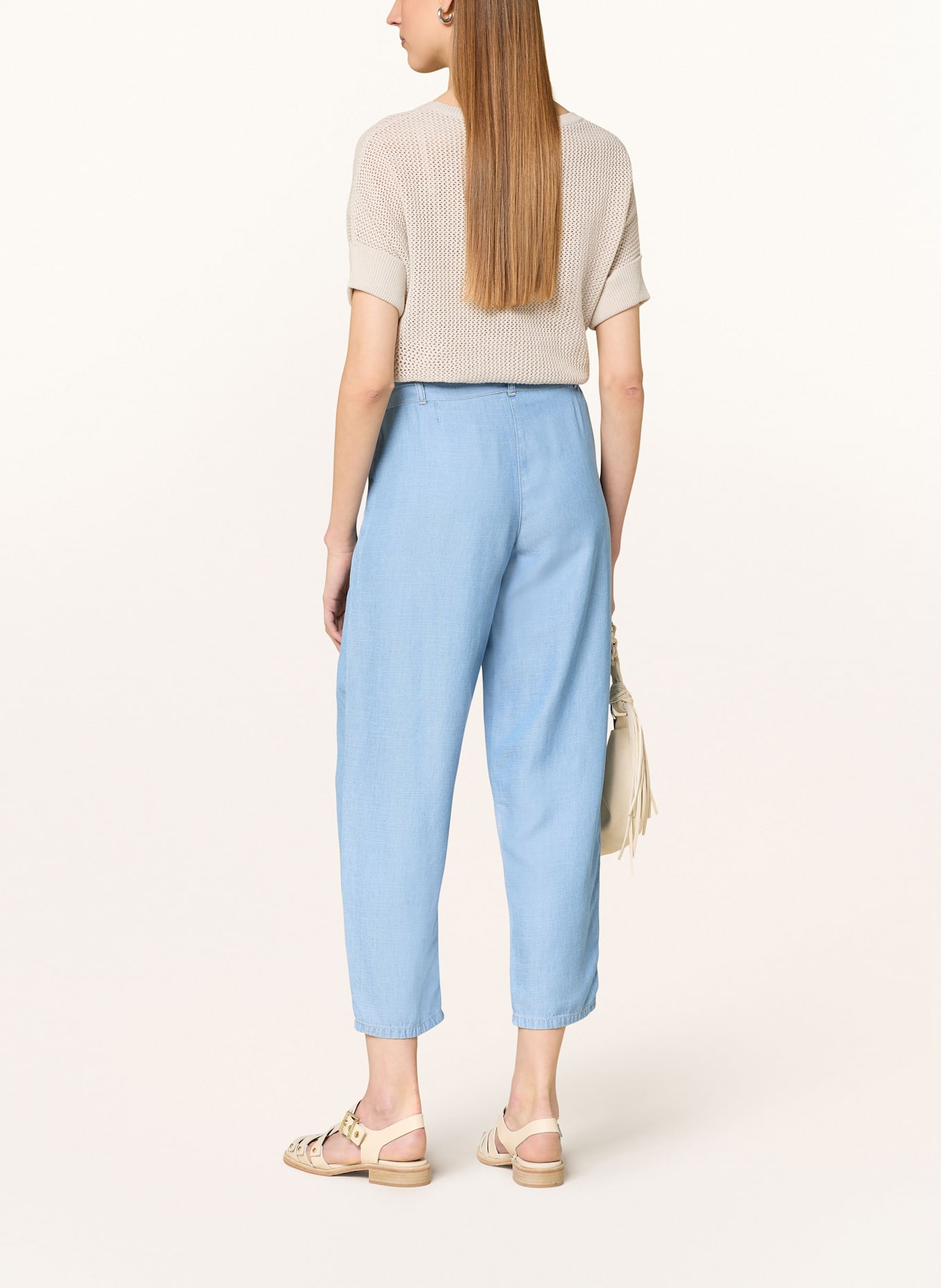 MORE & MORE Hose in Jeansoptik: HELLBLAU