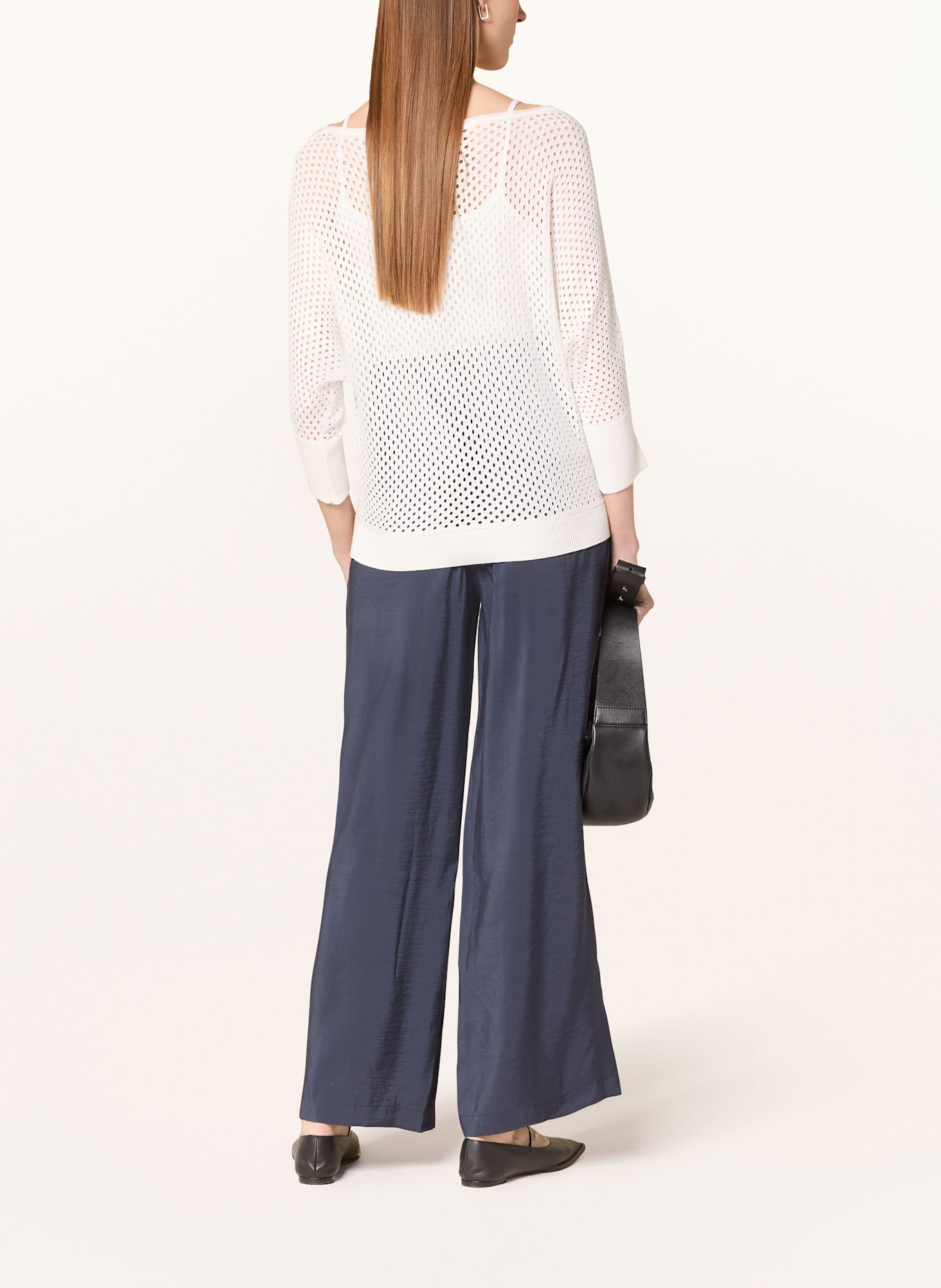 MORE & MORE Pullover mit 3/4-Arm: ECRU