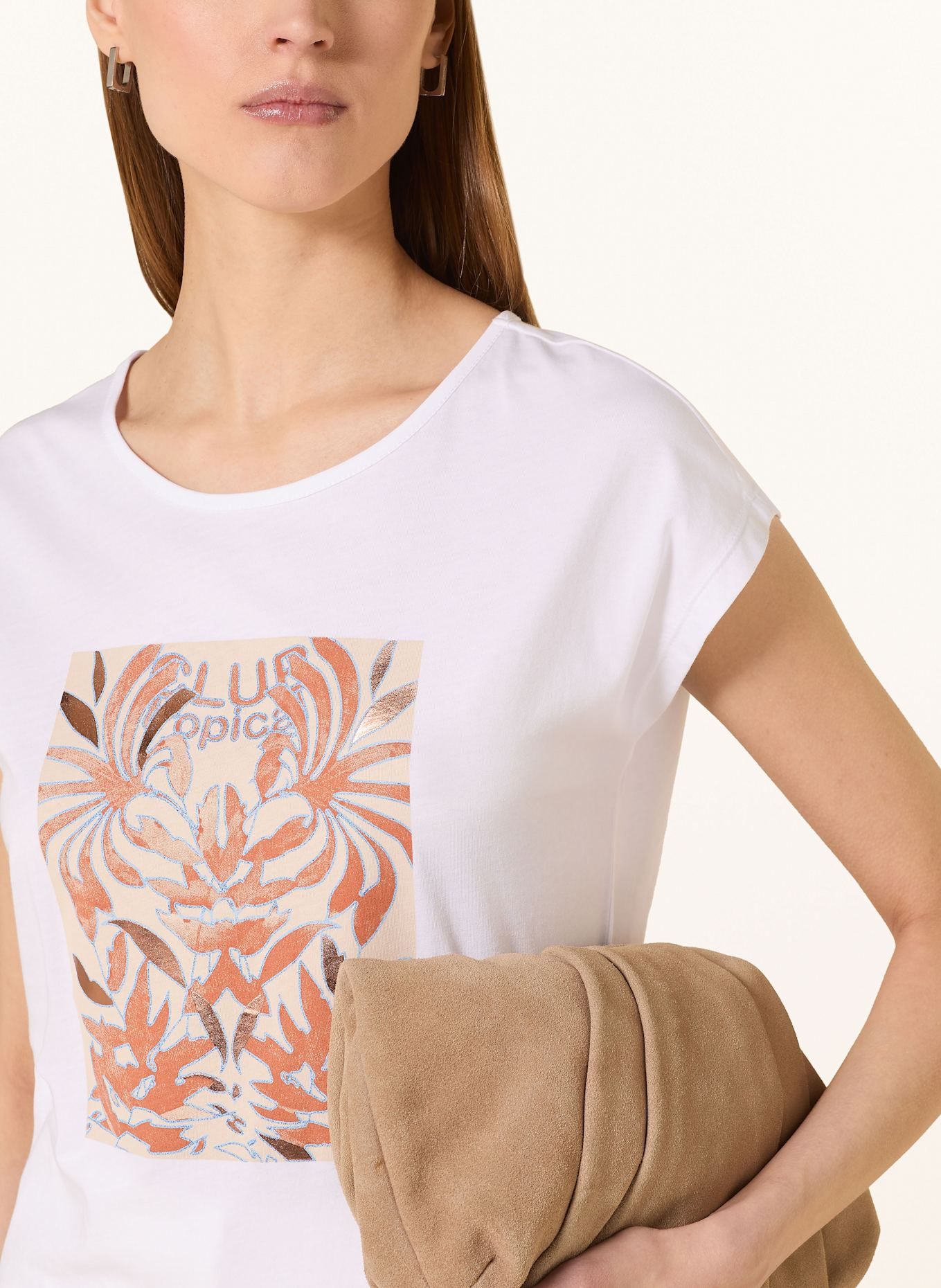 MORE & MORE T-shirt: WHITE