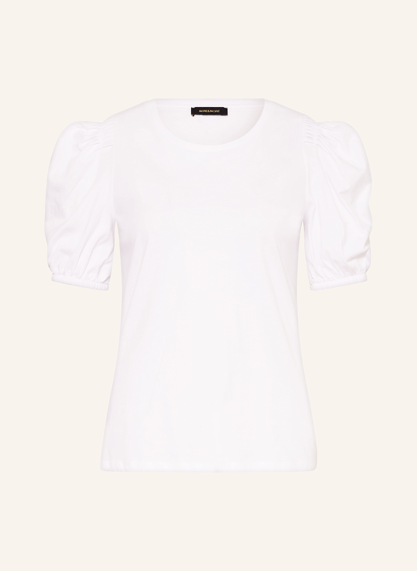 MORE & MORE T-Shirt: WEISS