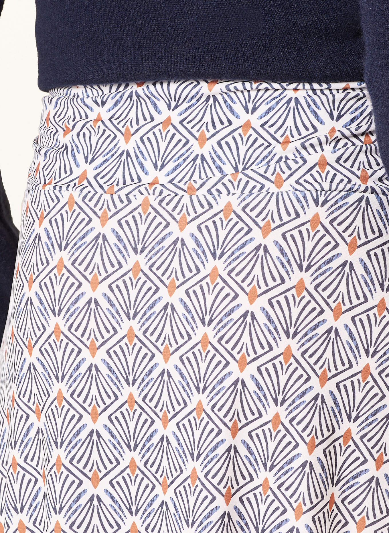 MORE & MORE Rock: WEISS / DUNKELBLAU / COGNAC