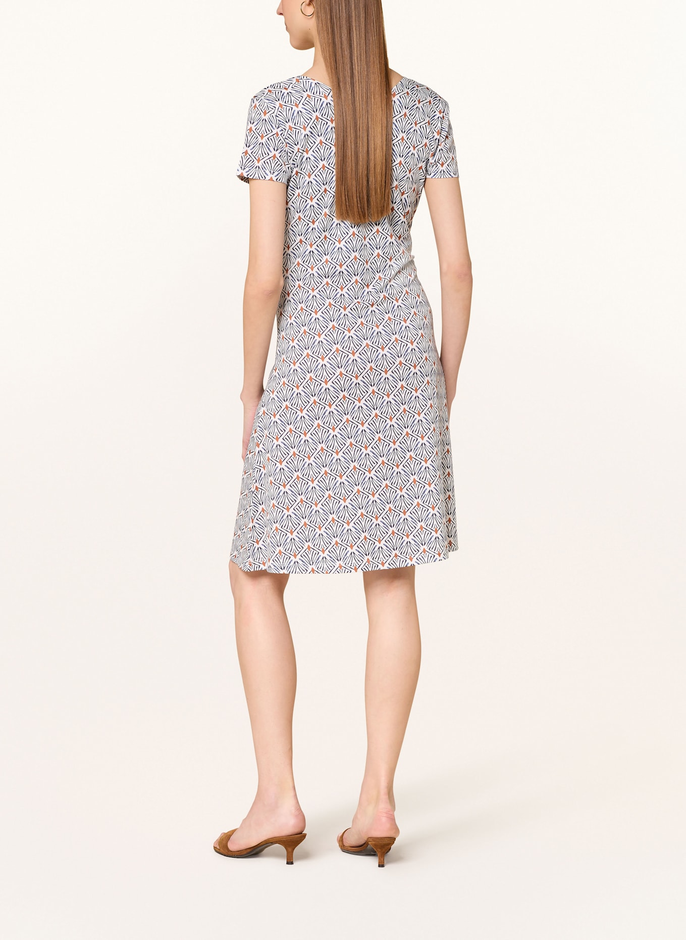 MORE & MORE Sukienka: BIAŁY / GRANATOWY / KONIAKOWY