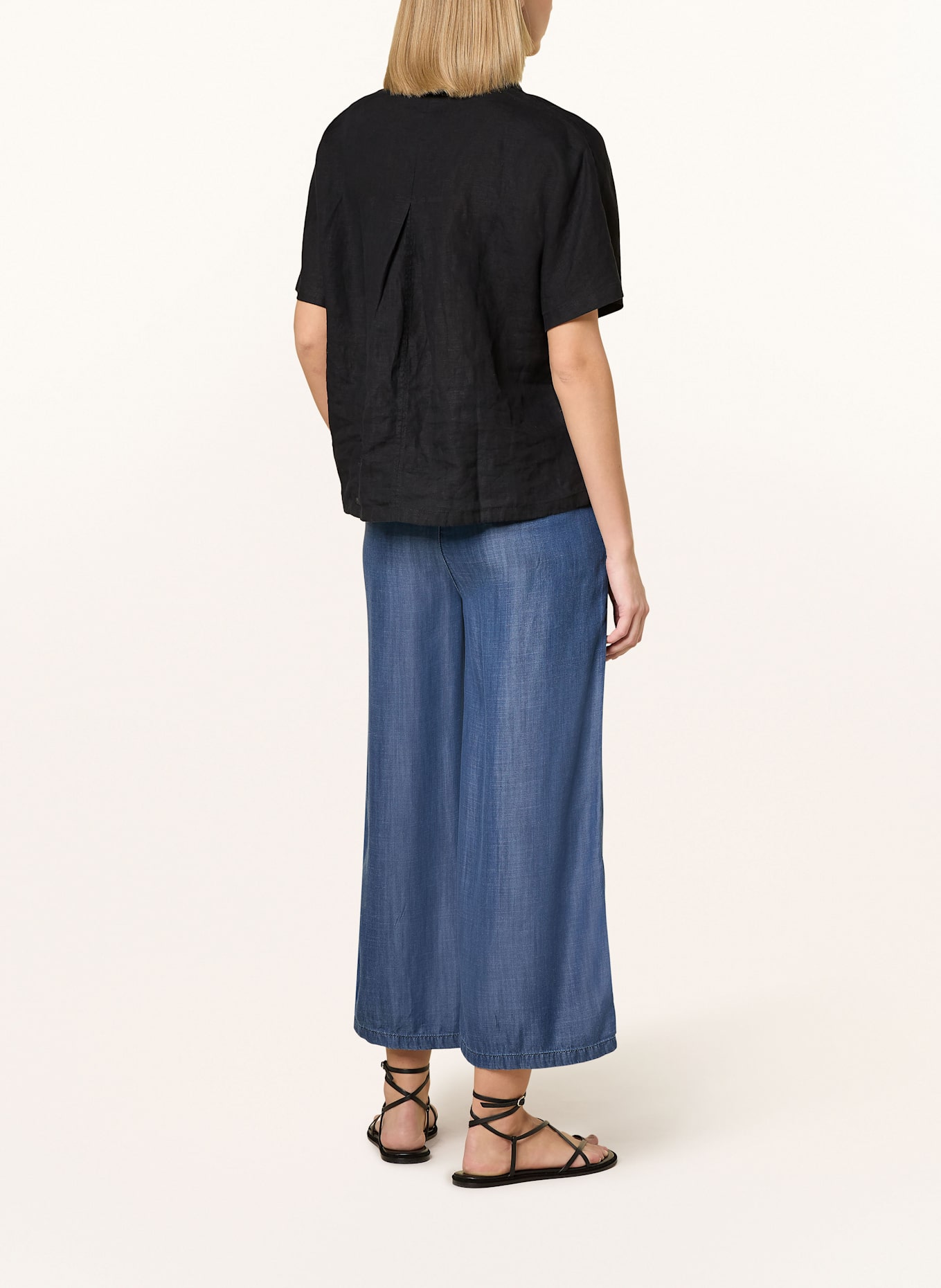 MORE & MORE Hose in Jeansoptik: DUNKELBLAU