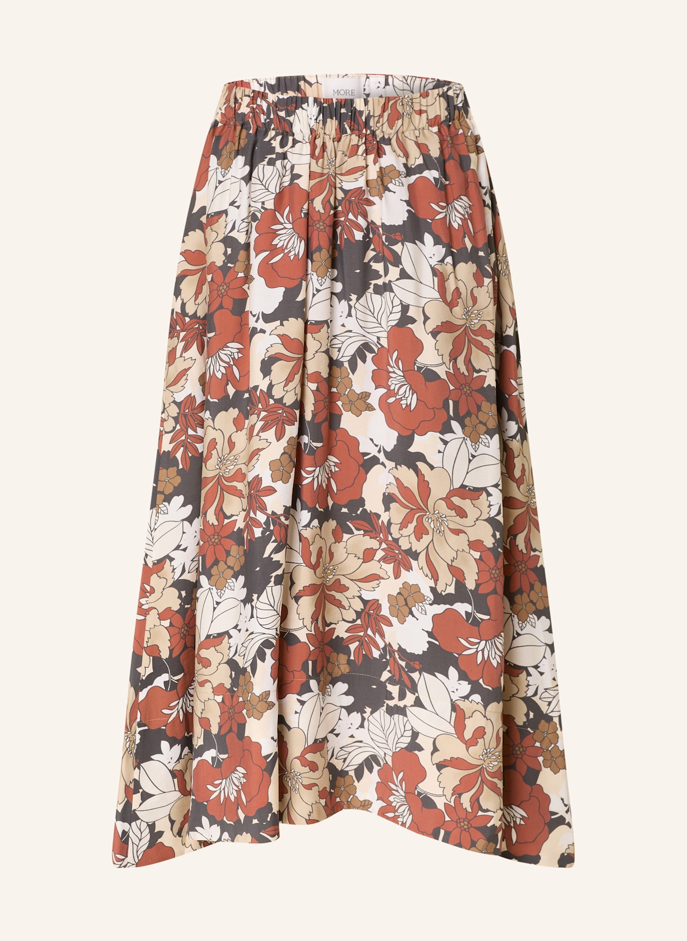 MORE Rock: DUNKELORANGE / CREME / DUNKELGRAU