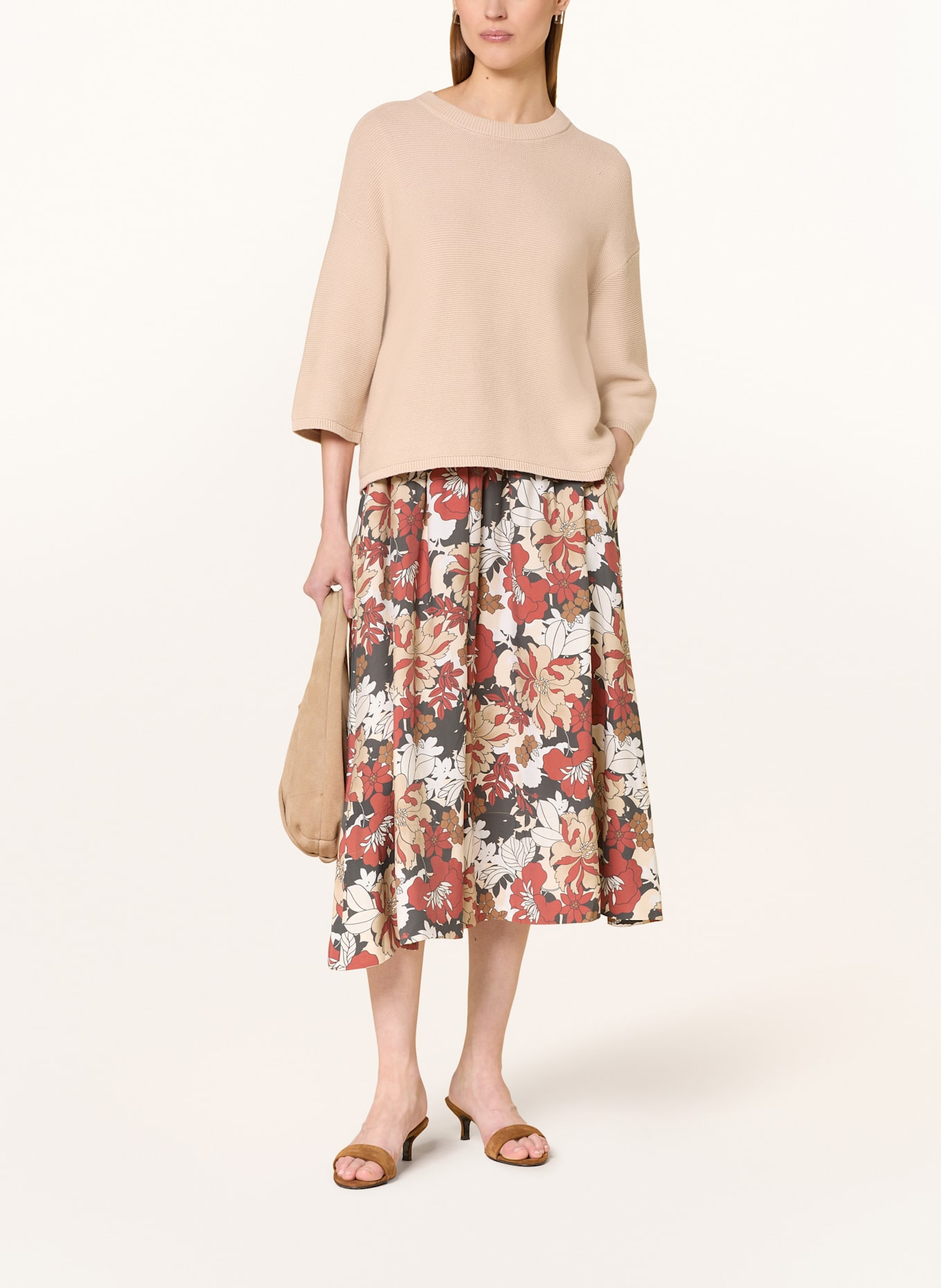 MORE Rock: DUNKELORANGE / CREME / DUNKELGRAU