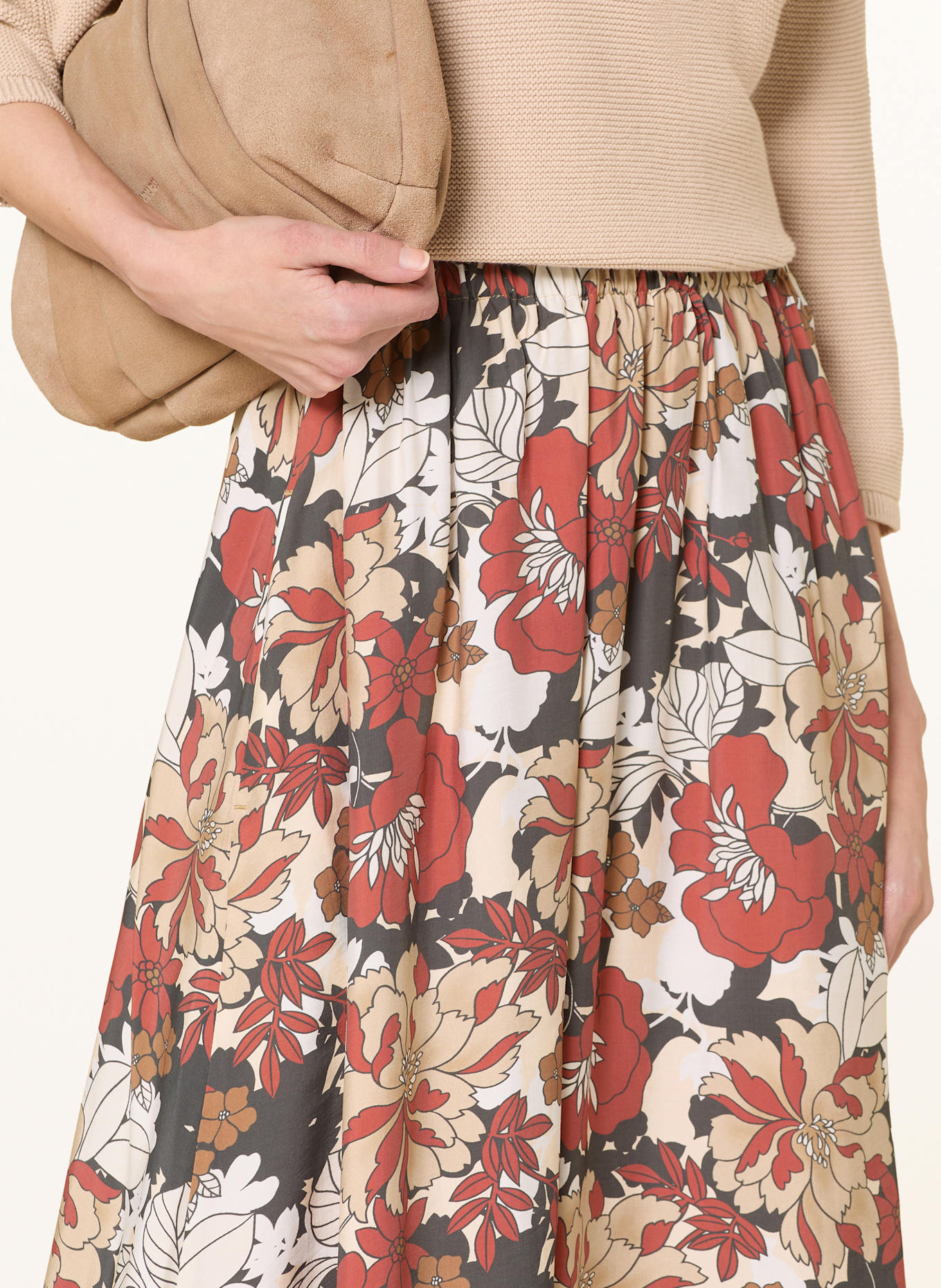 MORE Rock: DUNKELORANGE / CREME / DUNKELGRAU