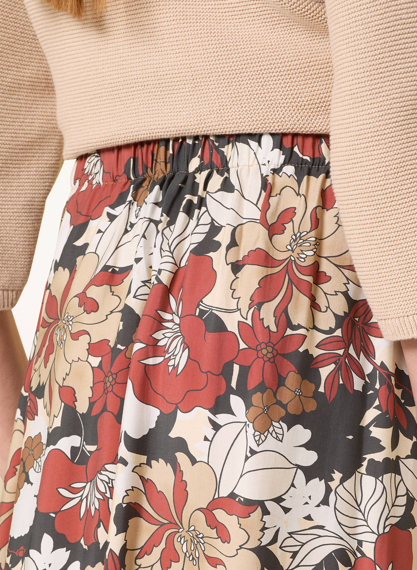 MORE Rock: DUNKELORANGE / CREME / DUNKELGRAU