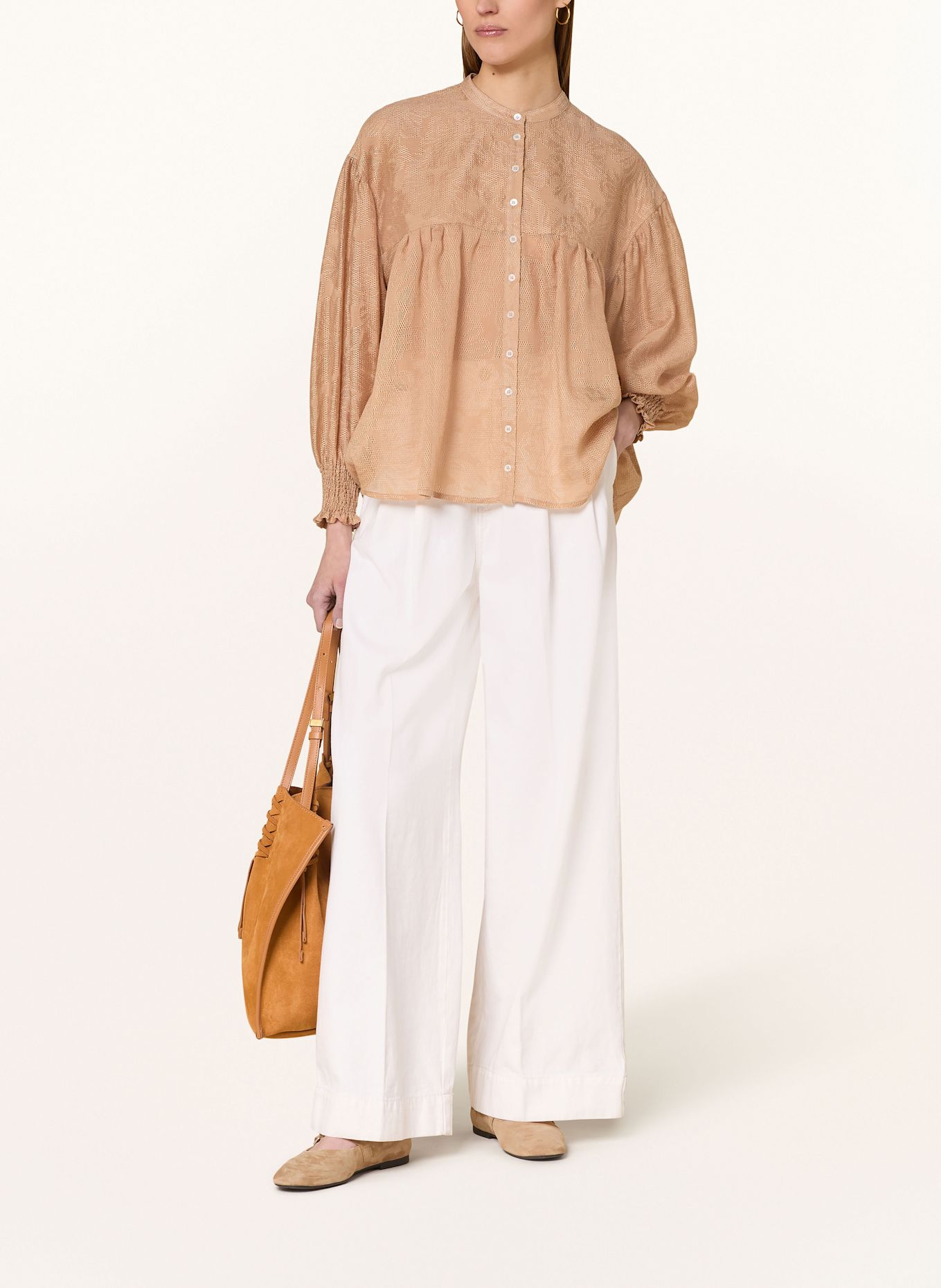 MORE Bluse: CAMEL