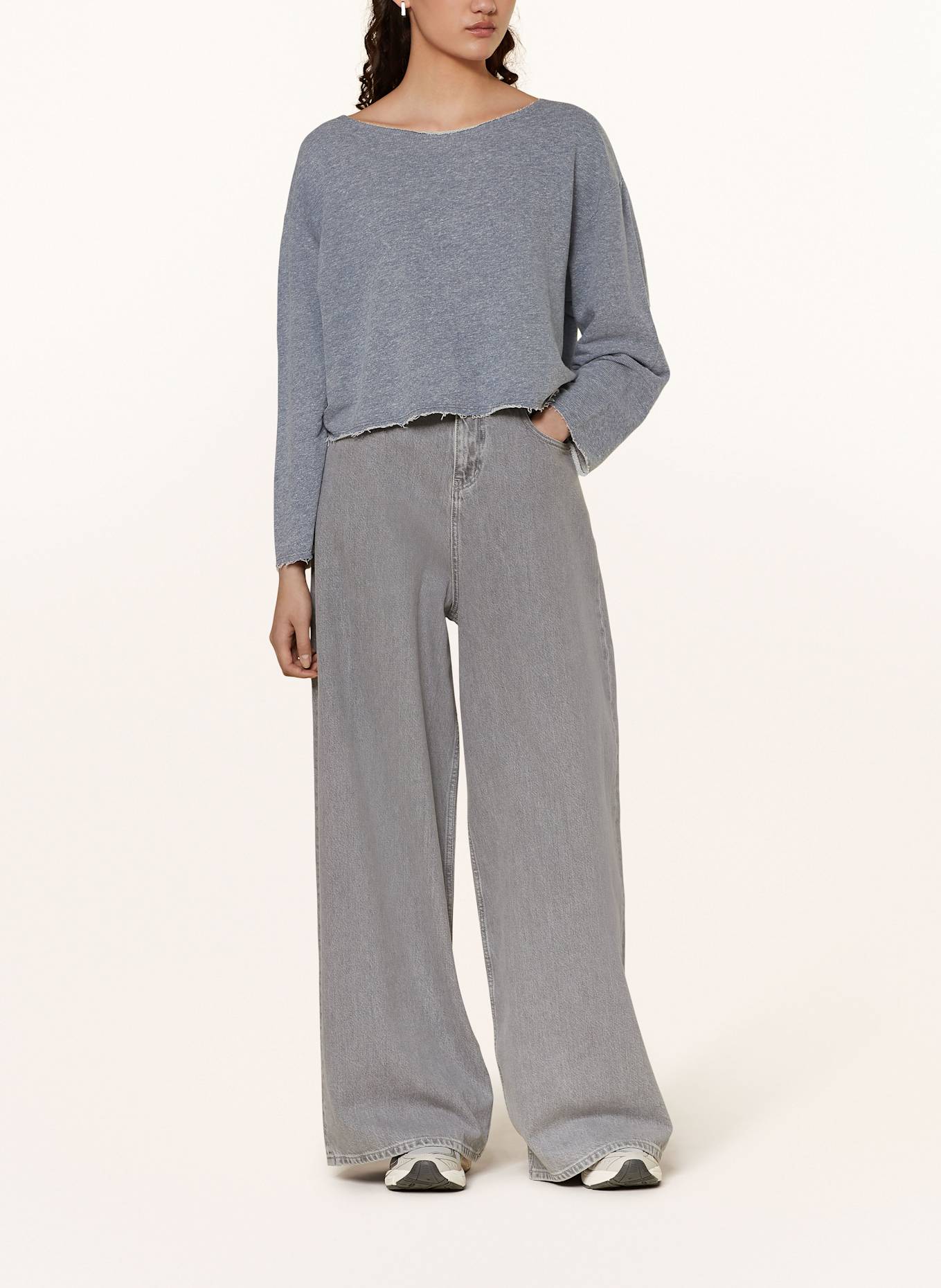 American Vintage Sweatshirt OFYBOW: BLAUGRAU
