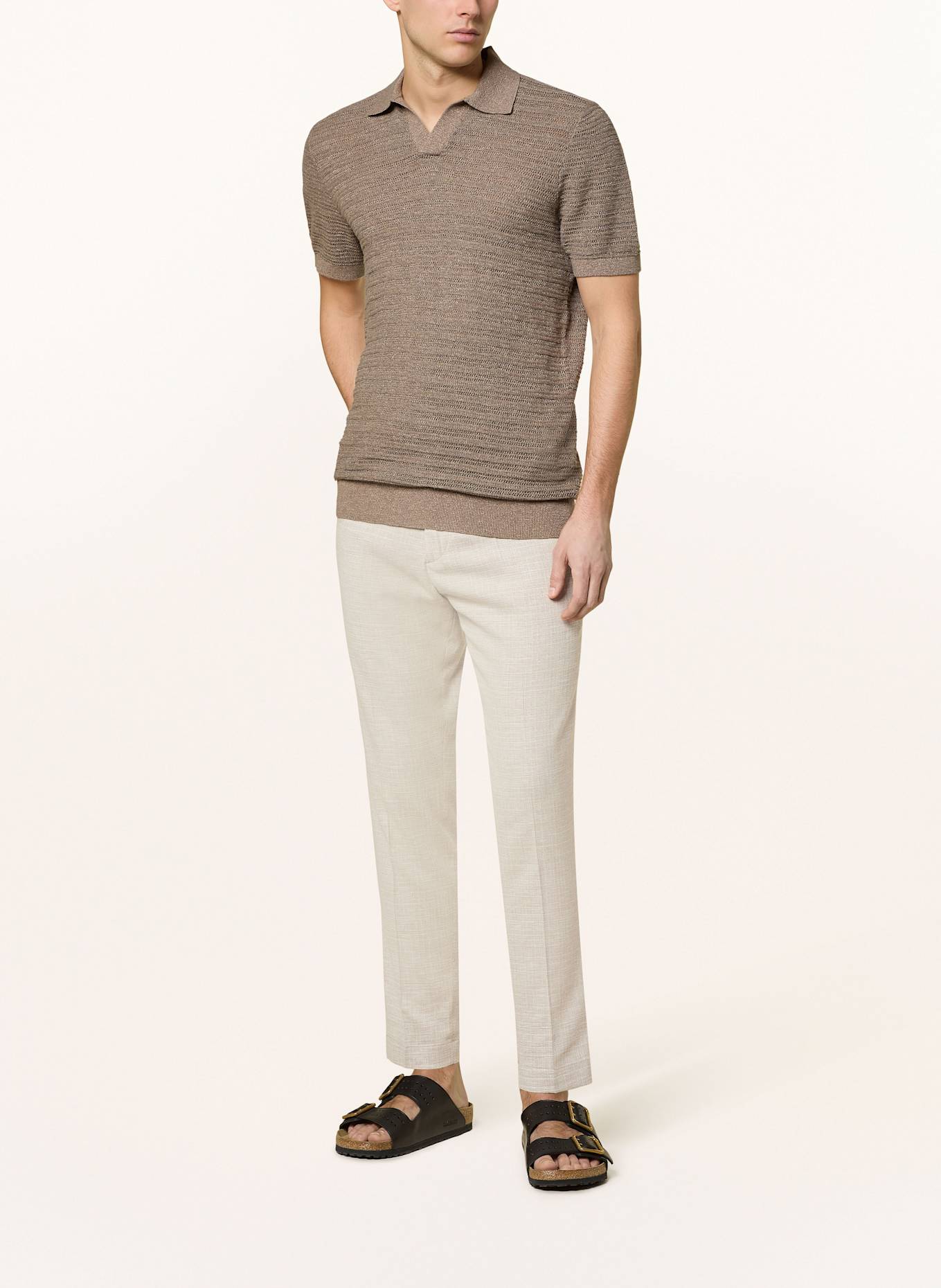 CINQUE Chino CIBEPPE Extra Slim Fit: HELLBRAUN