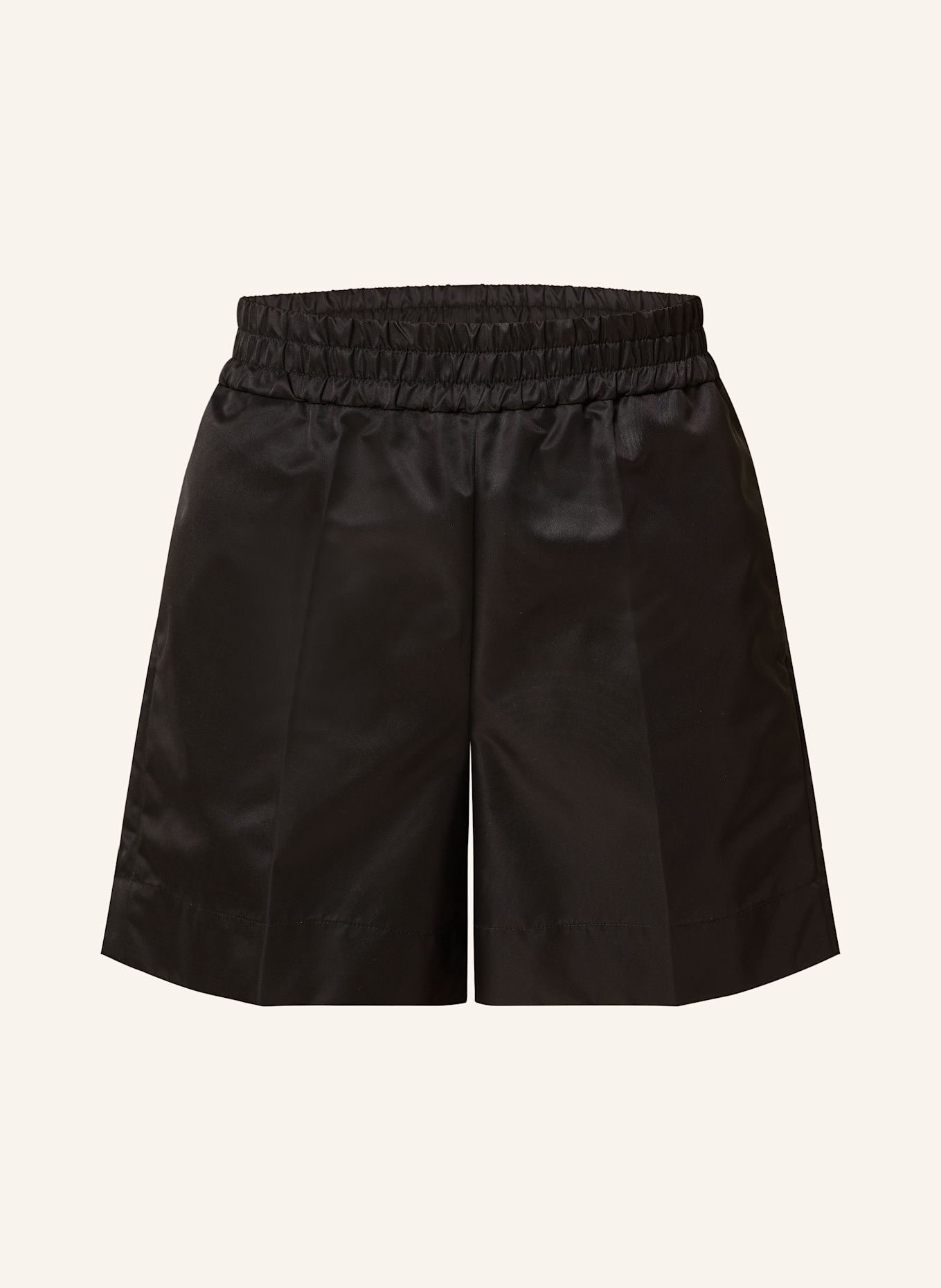 LUISA CERANO Shorts: BLACK