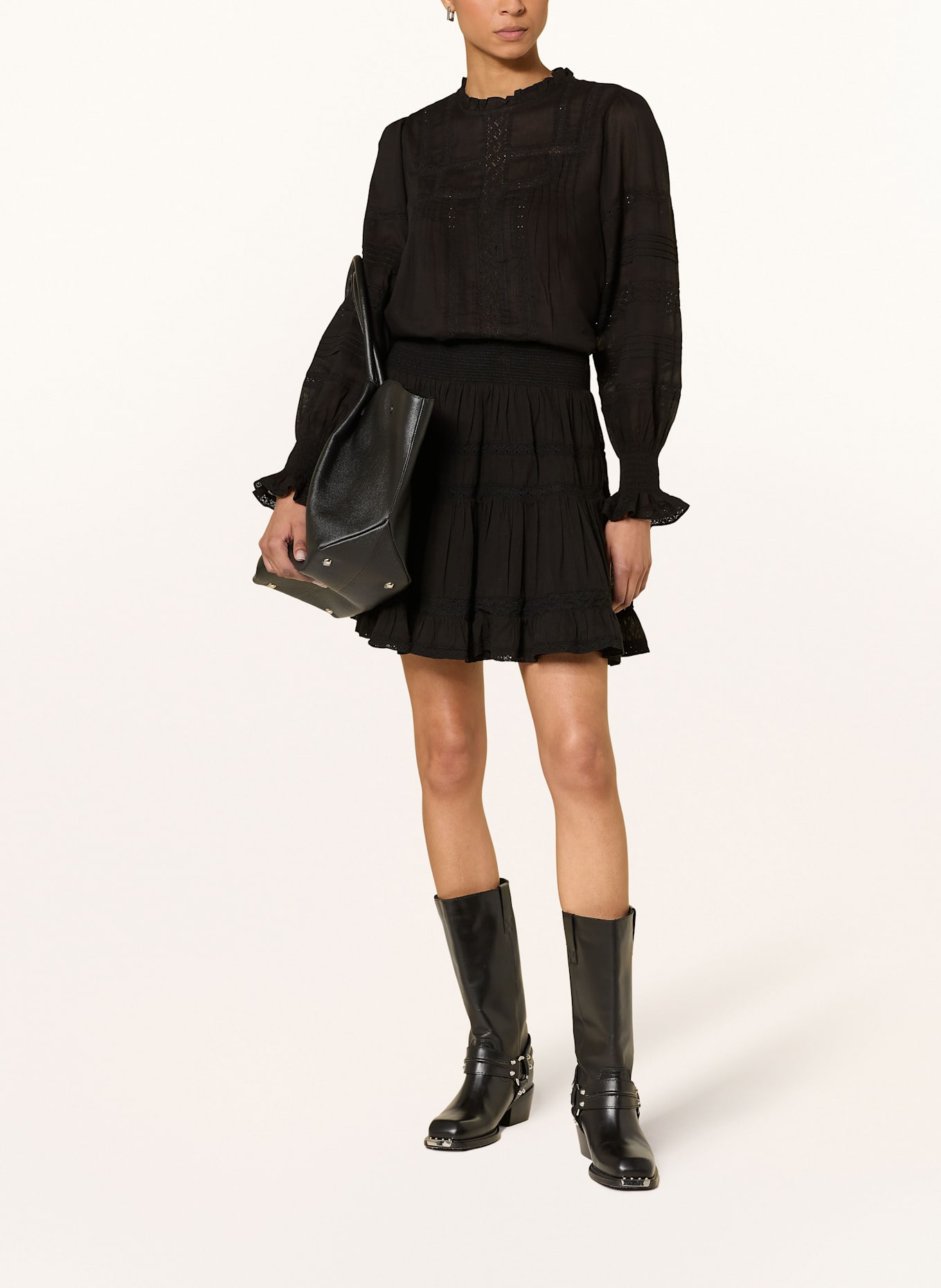 NEO NOIR Shirt blouse EBBA S: BLACK