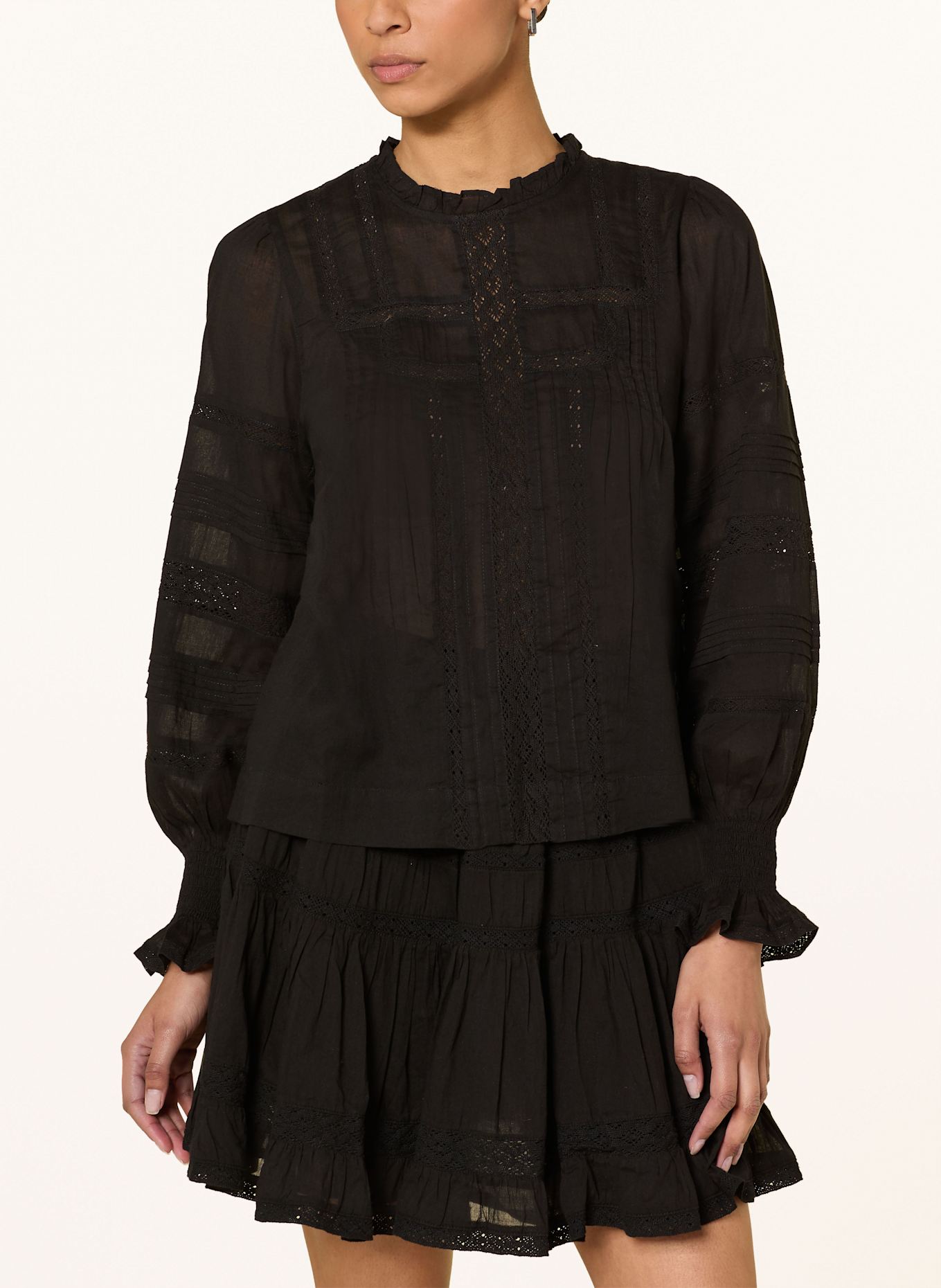 NEO NOIR Shirt blouse EBBA S: BLACK
