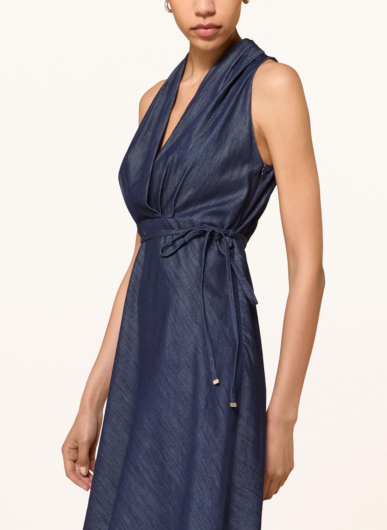 LUISA CERANO Kleid in Jeansoptik: DUNKELBLAU