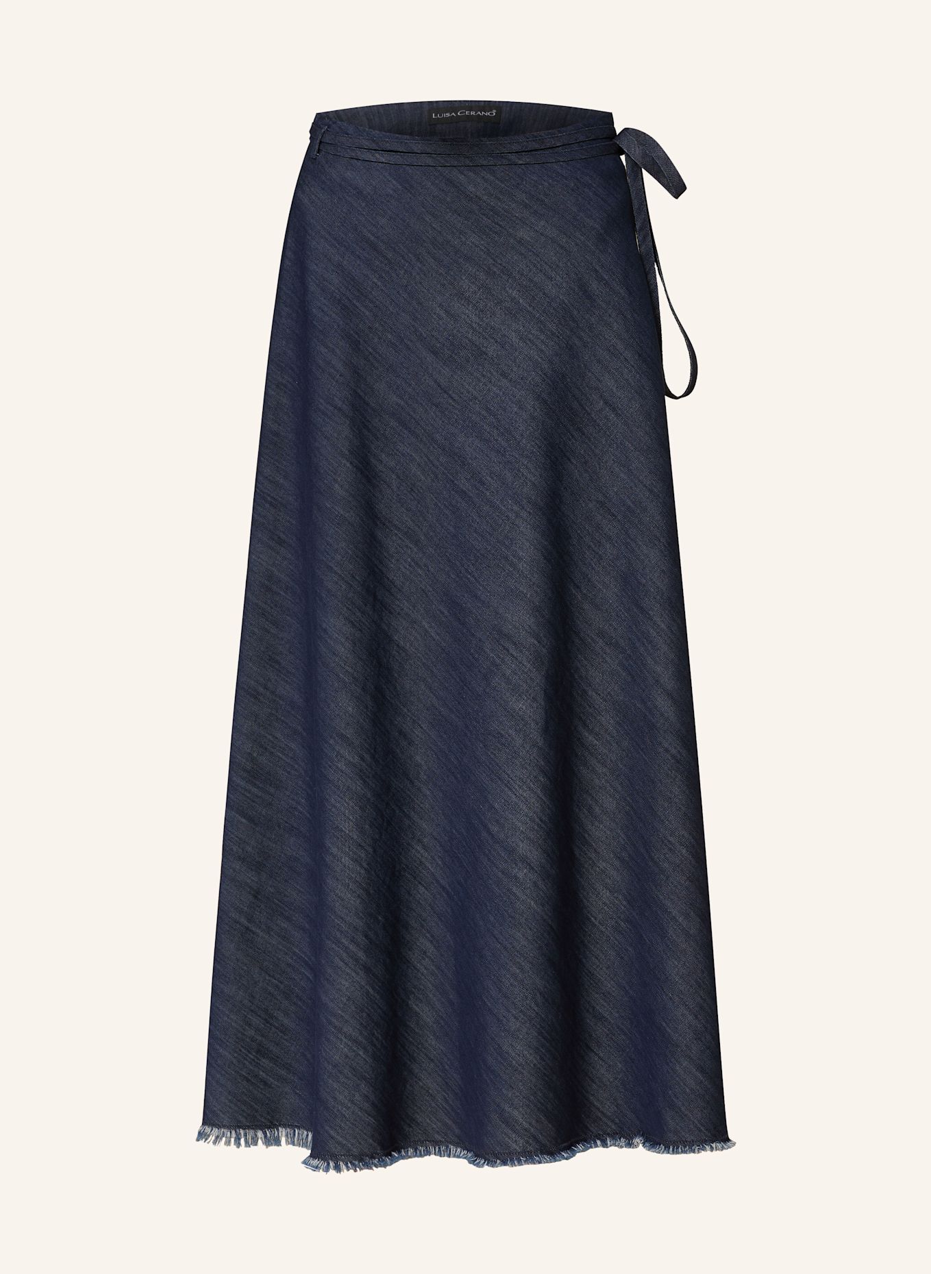 LUISA CERANO Rock in Jeansoptik: DUNKELBLAU