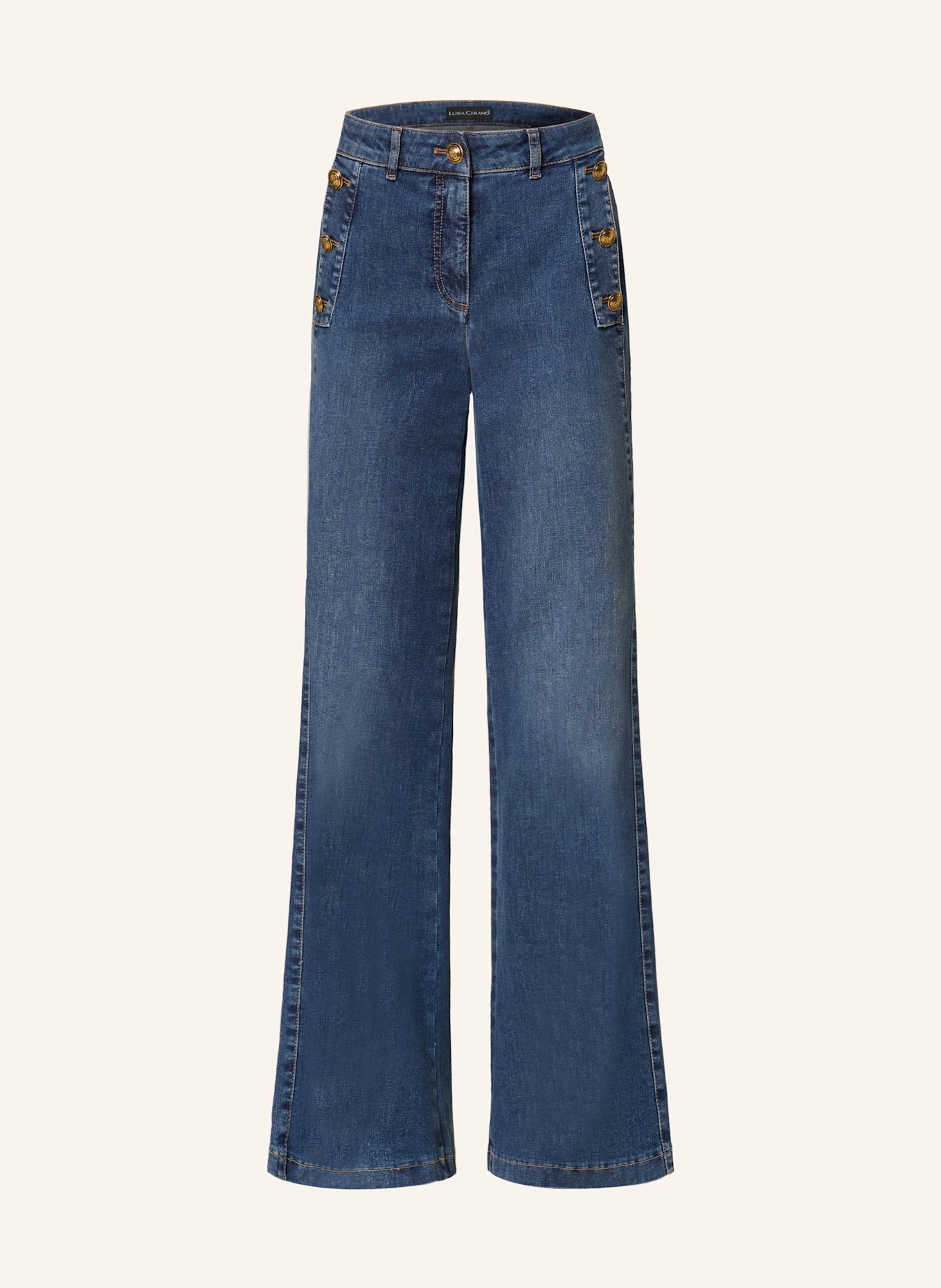 LUISA CERANO Bootcut Jeans: 254 stone