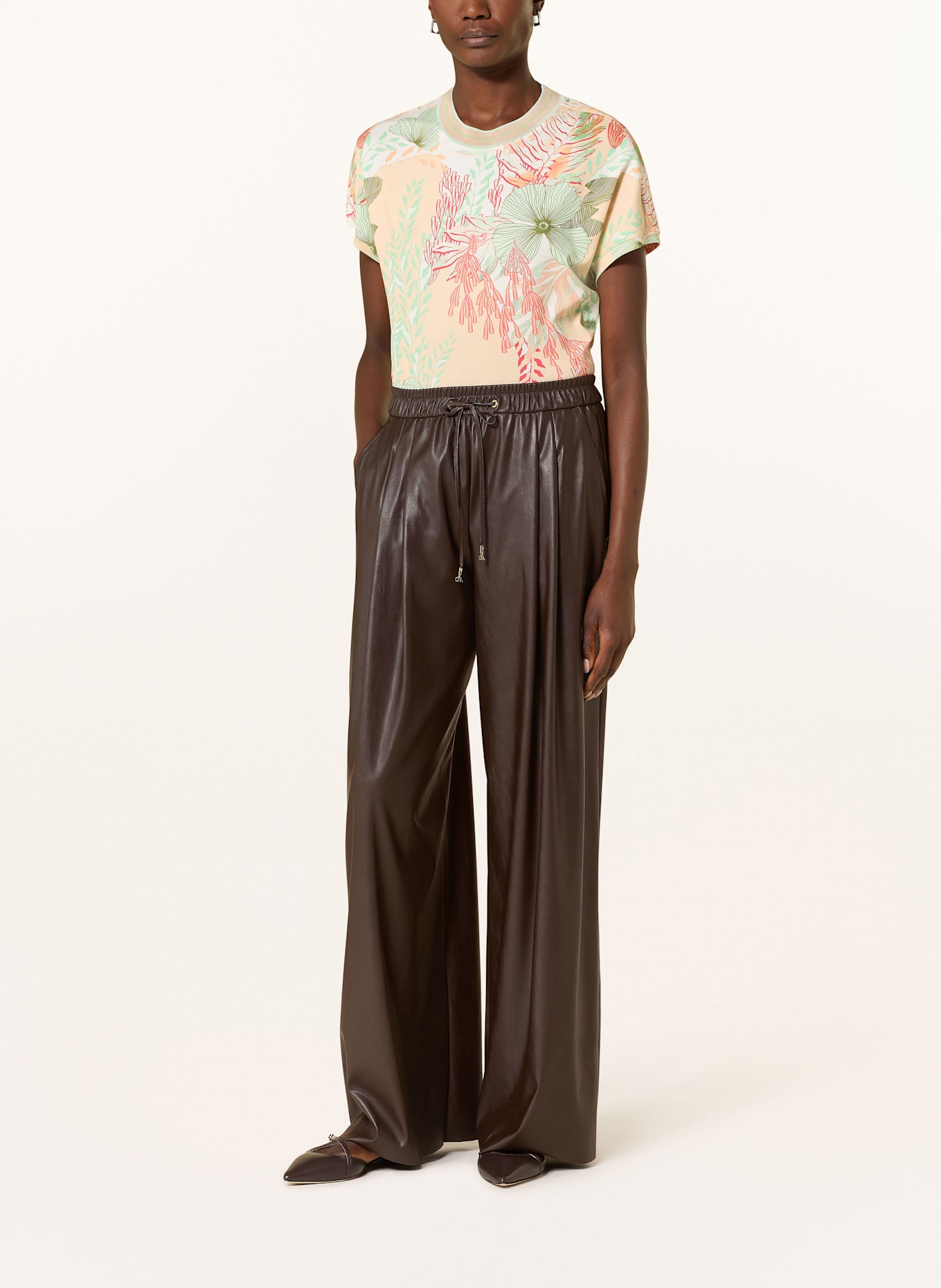 MARC CAIN T-Shirt: 112 bright ecru