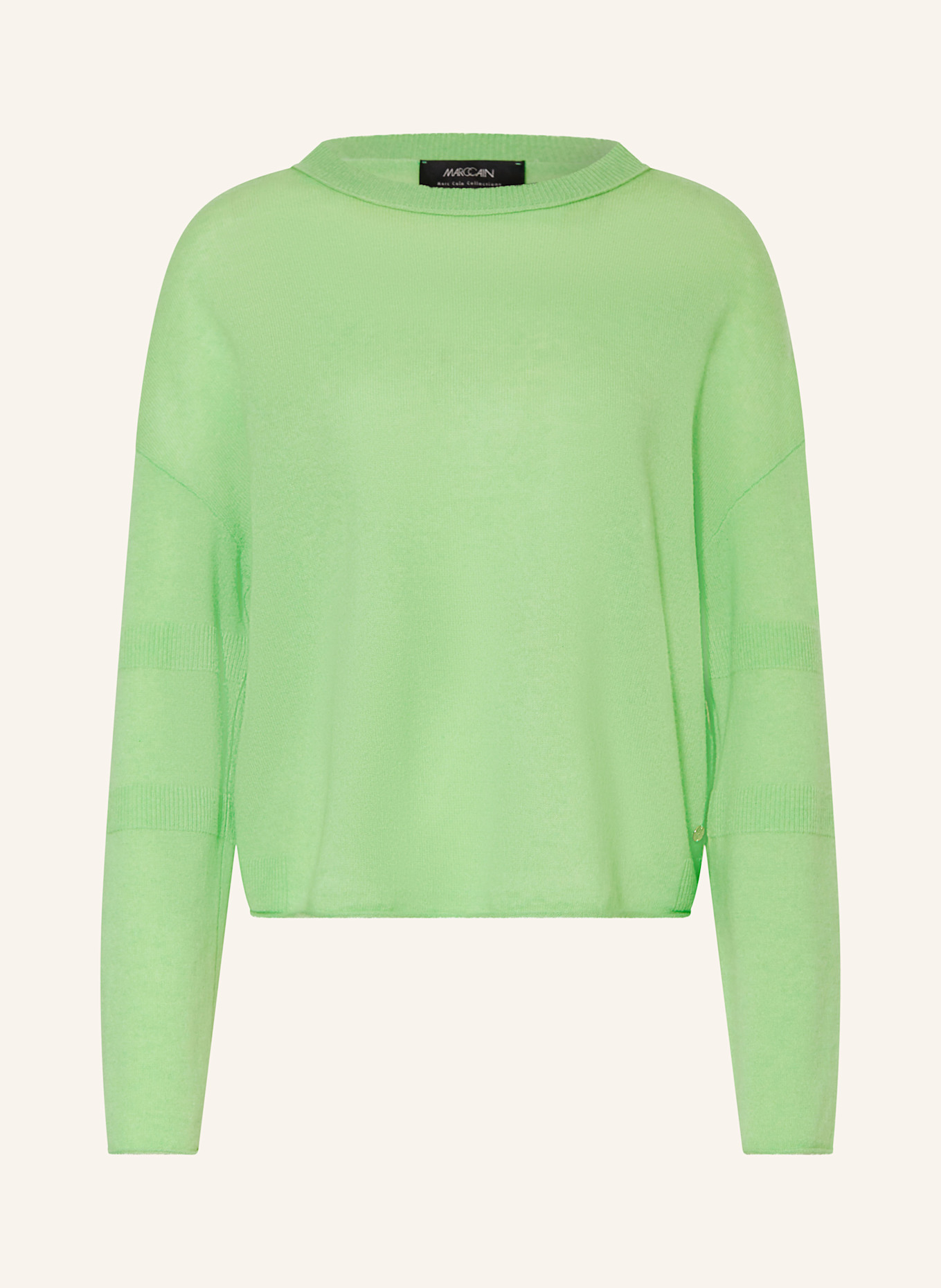 MARC CAIN Cashmere-Pullover: 541 bright apple green