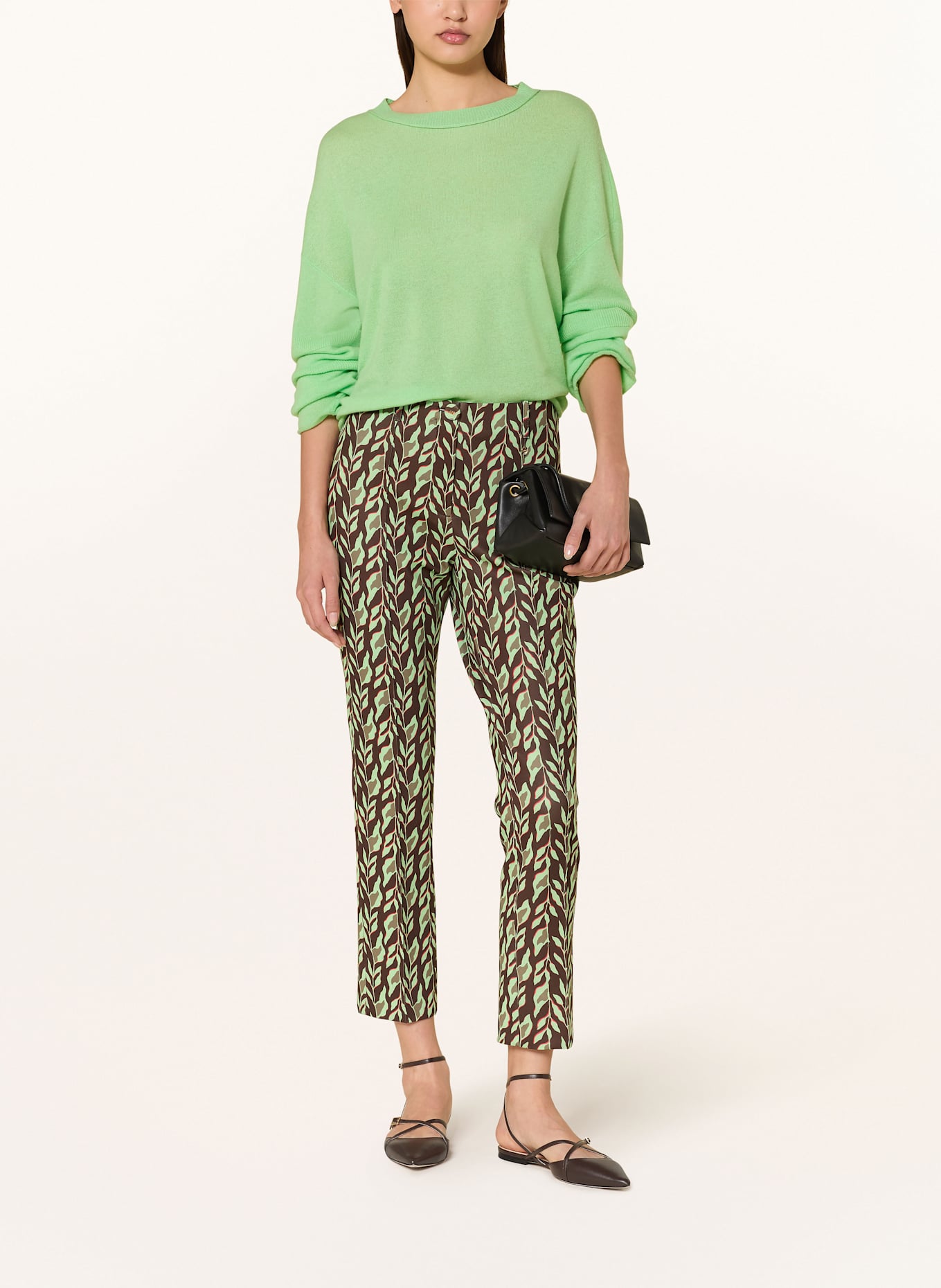 MARC CAIN Cashmere-Pullover: 541 bright apple green