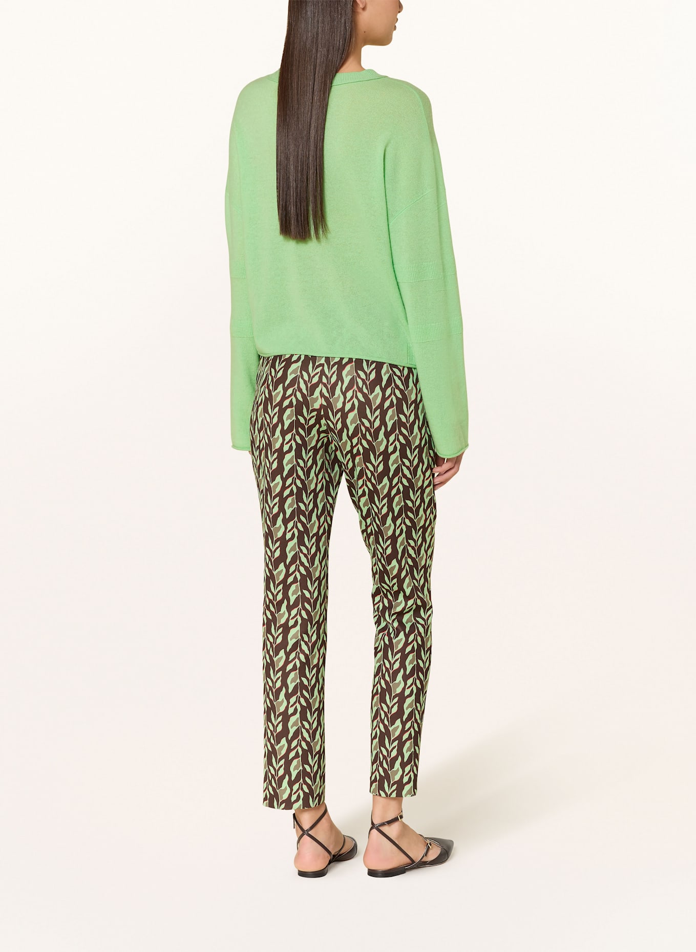 MARC CAIN Cashmere-Pullover: 541 bright apple green