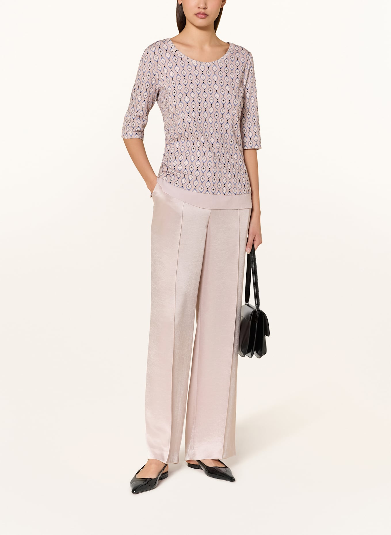 MARC CAIN T-Shirt: 702 light desert taupe